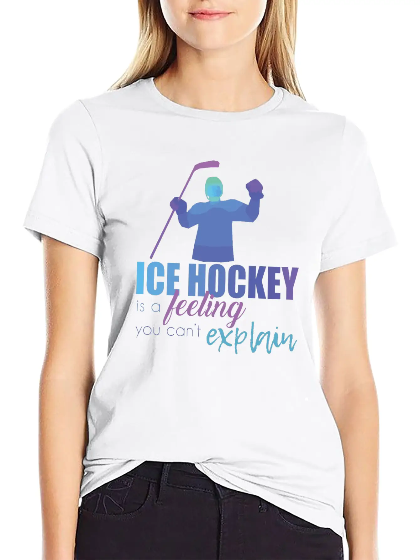 Ice Hockey Essential Cotton Tee For Daily Outfits ¨C Unisex Style