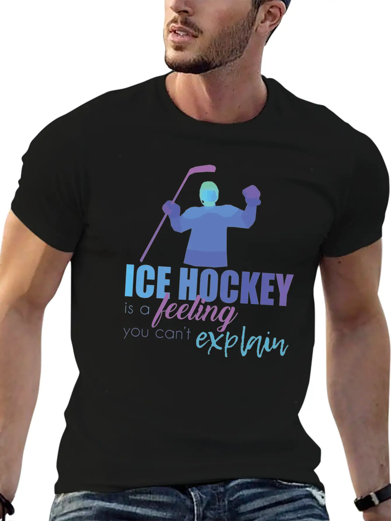 Ice Hockey Essential Cotton Tee For Daily Outfits ¨C Unisex Style