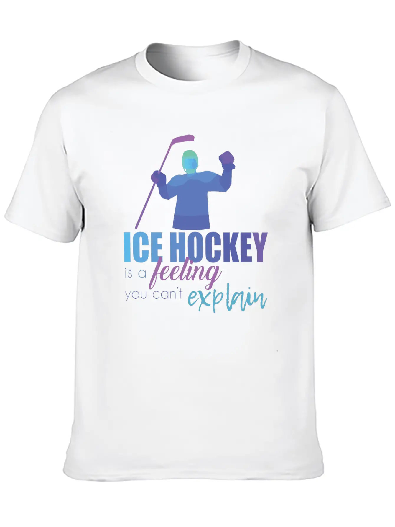 Ice Hockey Essential Cotton Tee For Daily Outfits ¨C Unisex Style