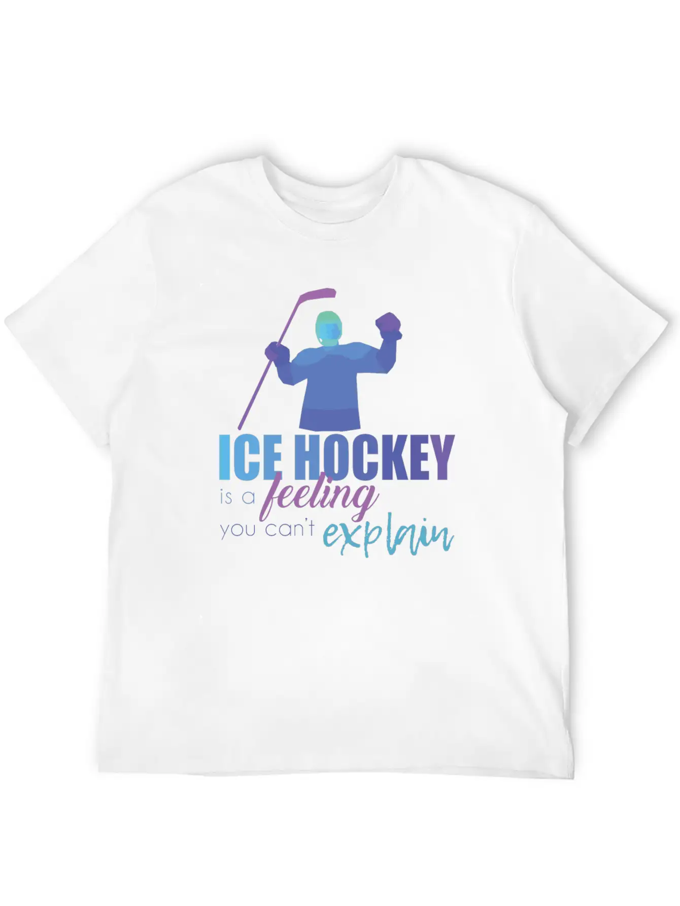 Ice Hockey Essential Cotton Tee For Daily Outfits ¨C Unisex Style