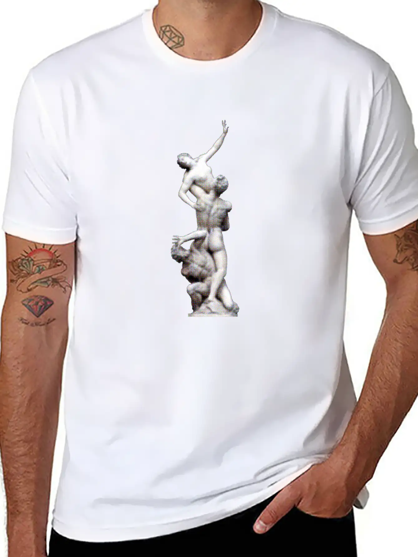 Il Ratto Delle Sabine. Essential Cotton Tee For Daily Outfits ¨C Unisex Style