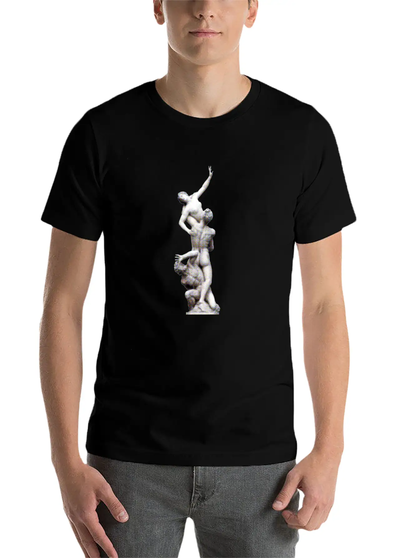 Il Ratto Delle Sabine. Essential Cotton Tee For Daily Outfits ¨C Unisex Style