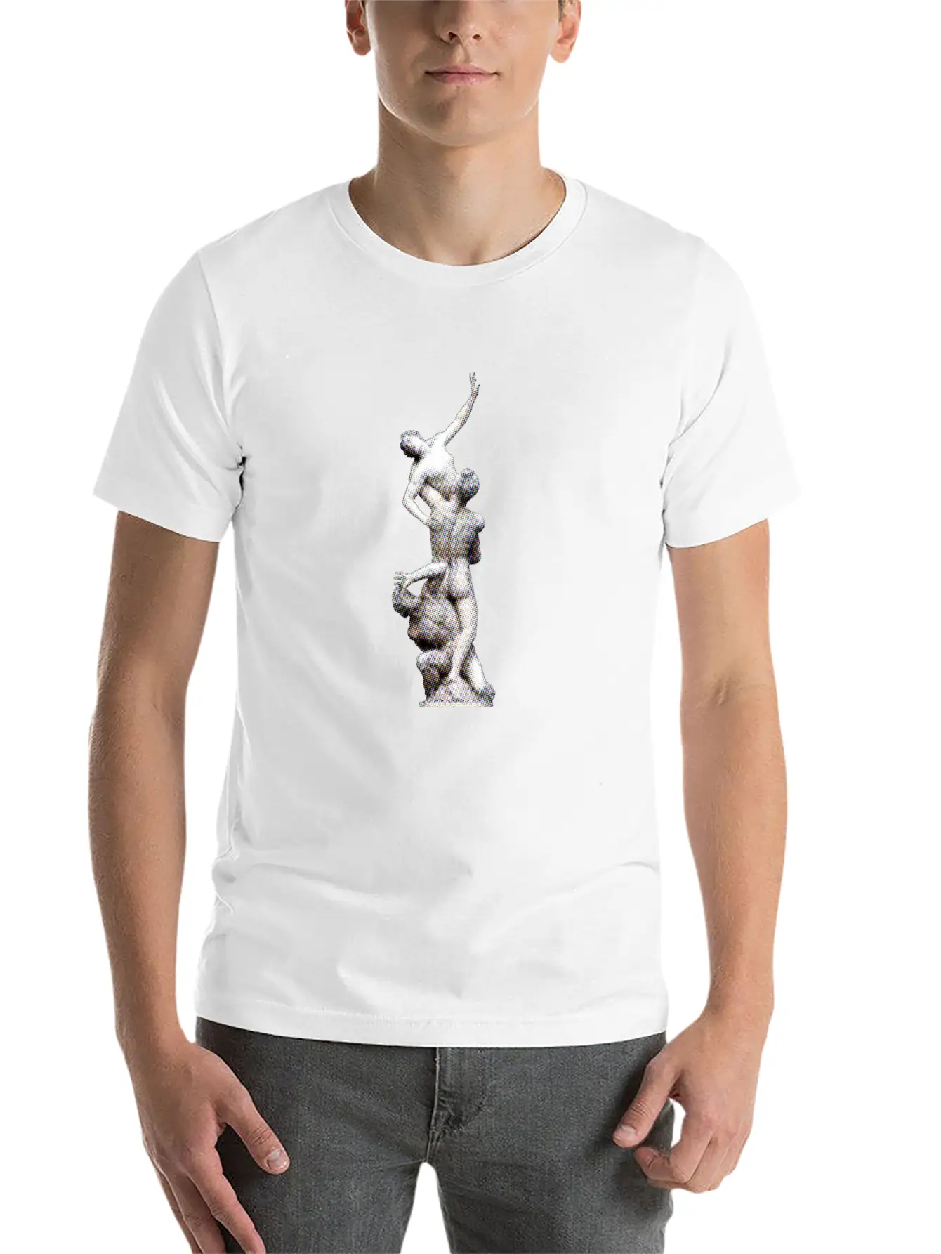 Il Ratto Delle Sabine. Essential Cotton Tee For Daily Outfits ¨C Unisex Style