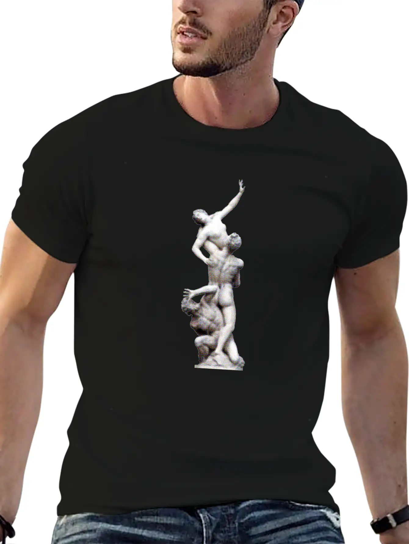 Il Ratto Delle Sabine. Essential Cotton Tee For Daily Outfits ¨C Unisex Style