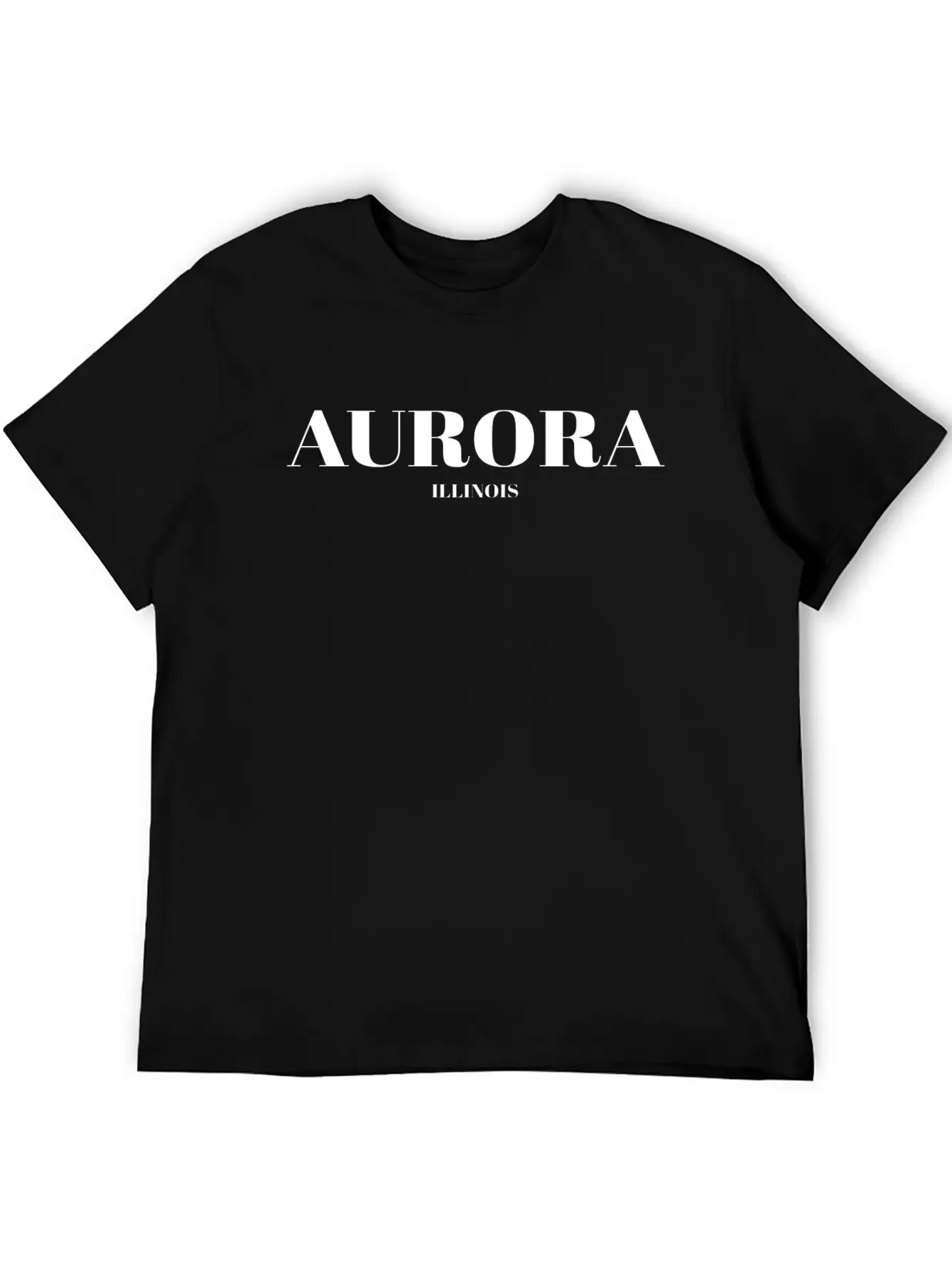 ILLINOIS AURORA US DESIGNER EDITION Essential Cotton Tee For Daily Outfits ¨C Unisex Style