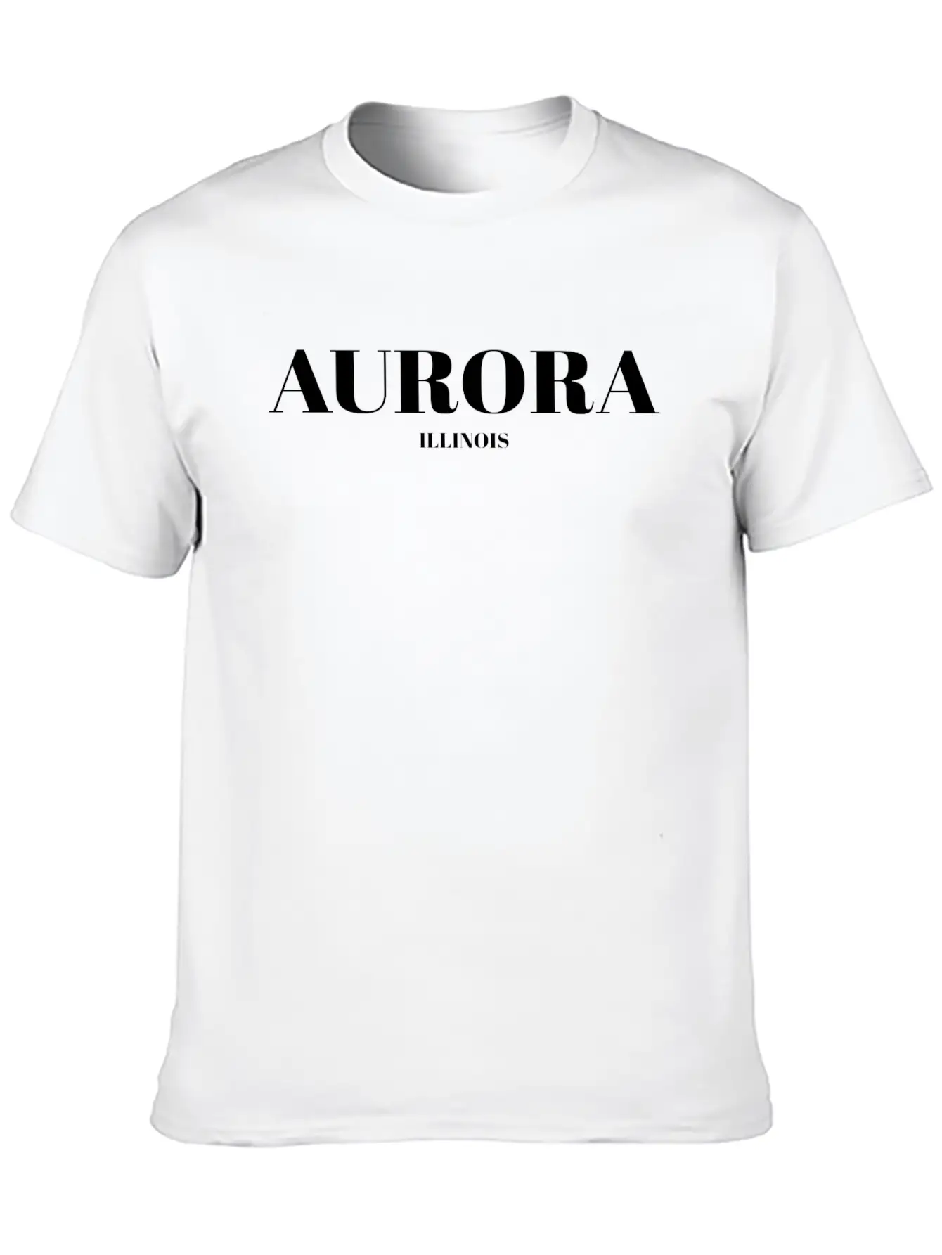 ILLINOIS AURORA US DESIGNER EDITION Essential Cotton Tee For Daily Outfits ¨C Unisex Style