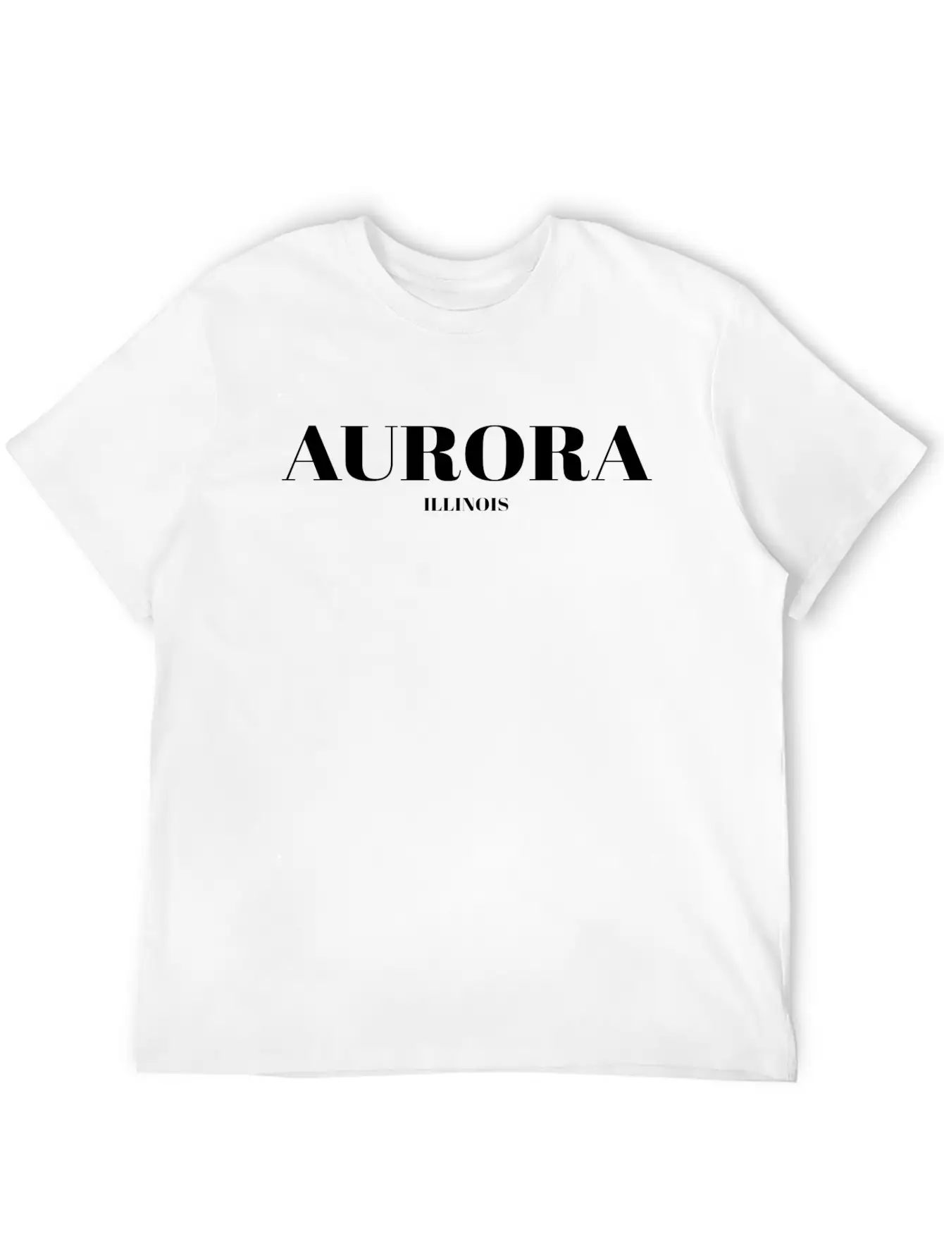 ILLINOIS AURORA US DESIGNER EDITION Essential Cotton Tee For Daily Outfits ¨C Unisex Style