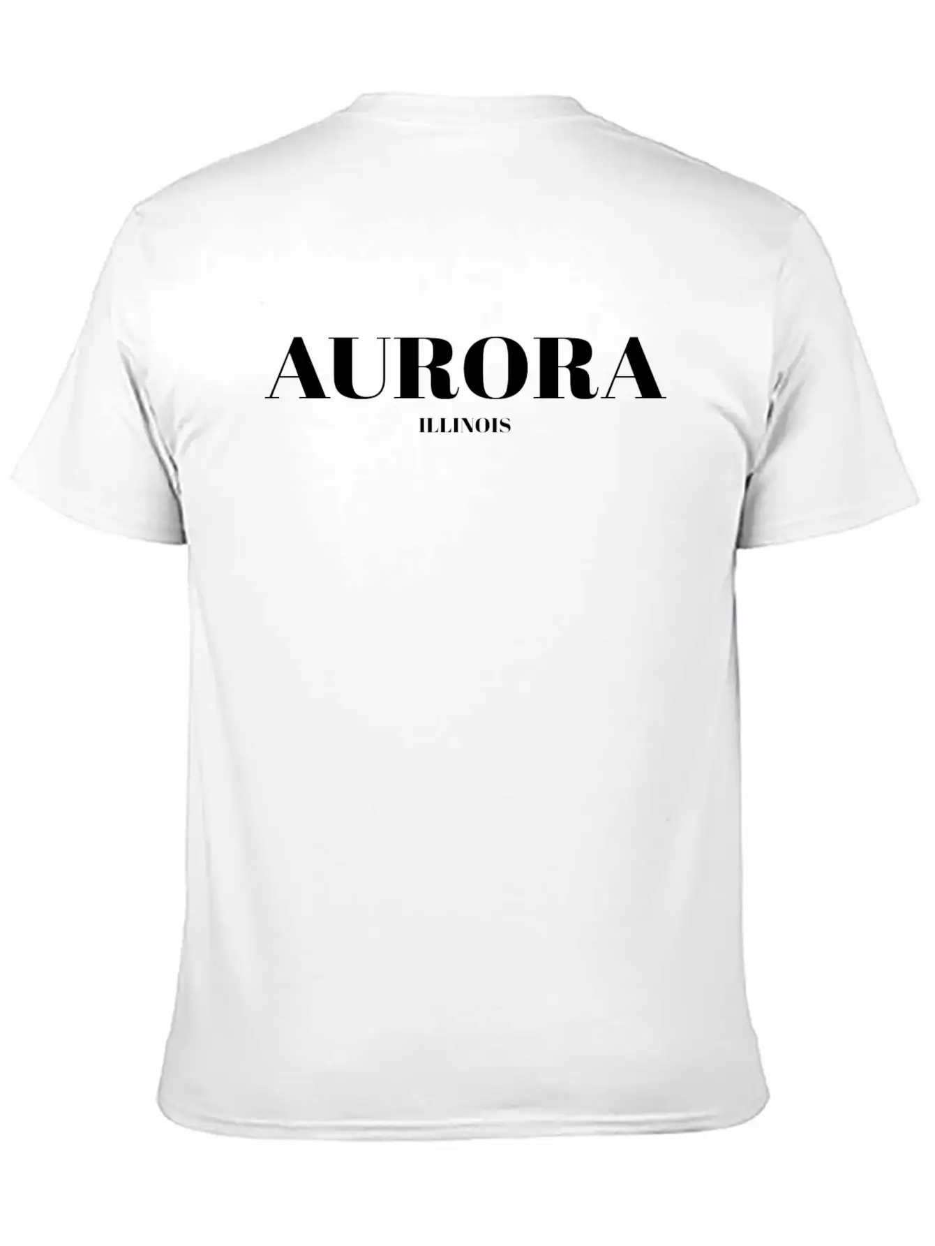 ILLINOIS AURORA US DESIGNER EDITION Essential Cotton Tee For Daily Outfits ¨C Unisex Style