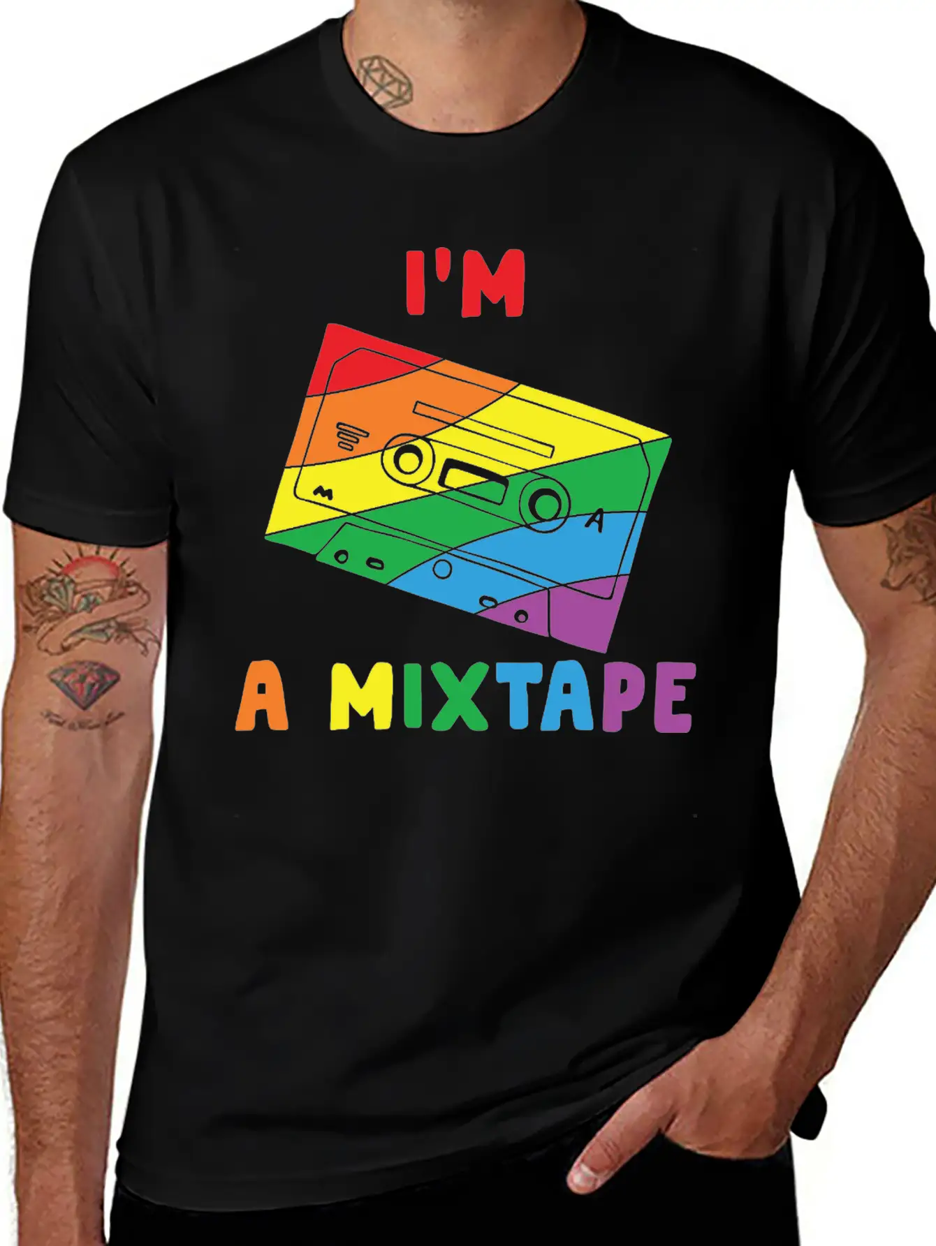 I'm Mixtape Essential Cotton Tee For Daily Outfits ¨C Unisex Style