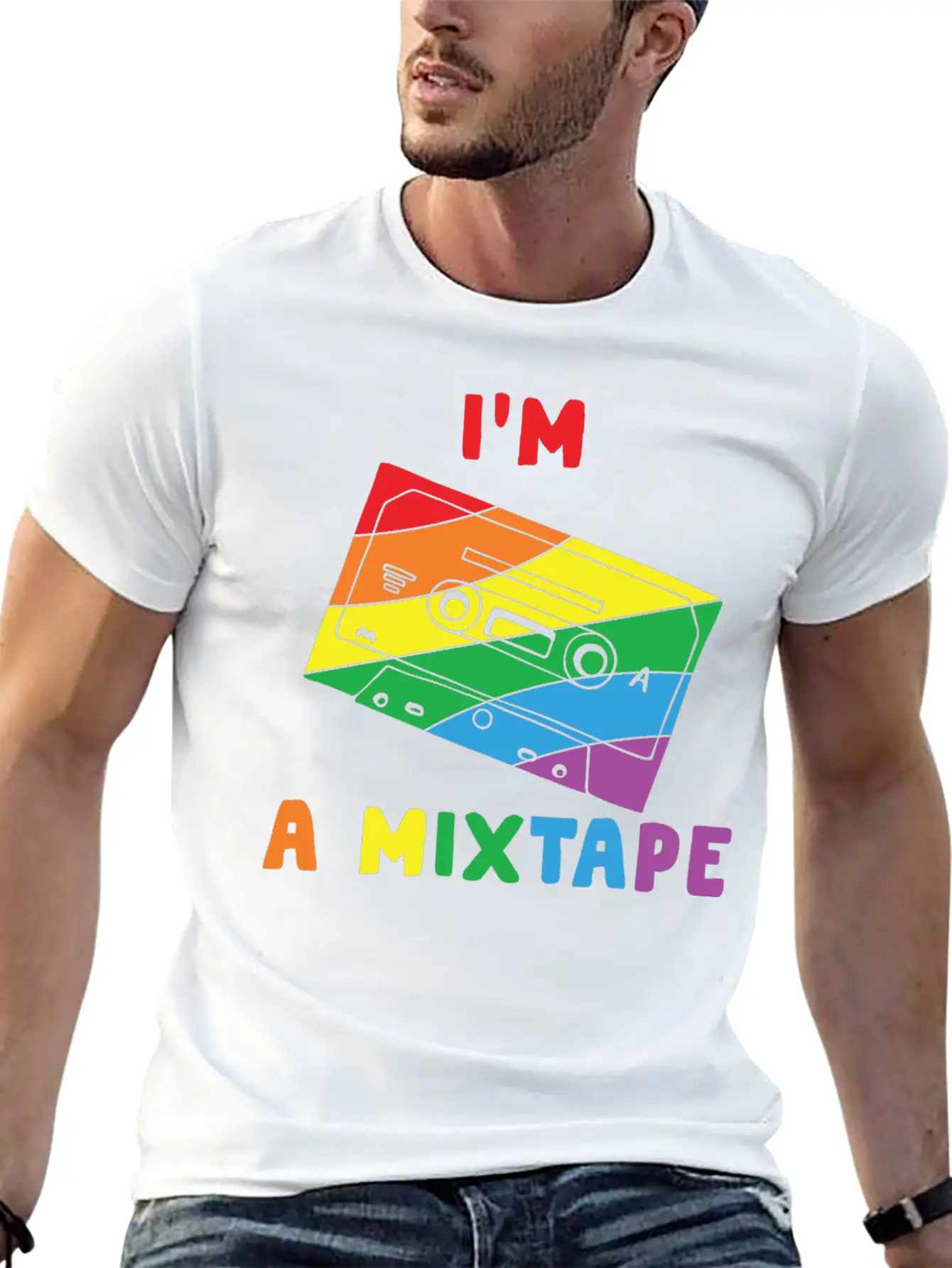I'm Mixtape Essential Cotton Tee For Daily Outfits ¨C Unisex Style