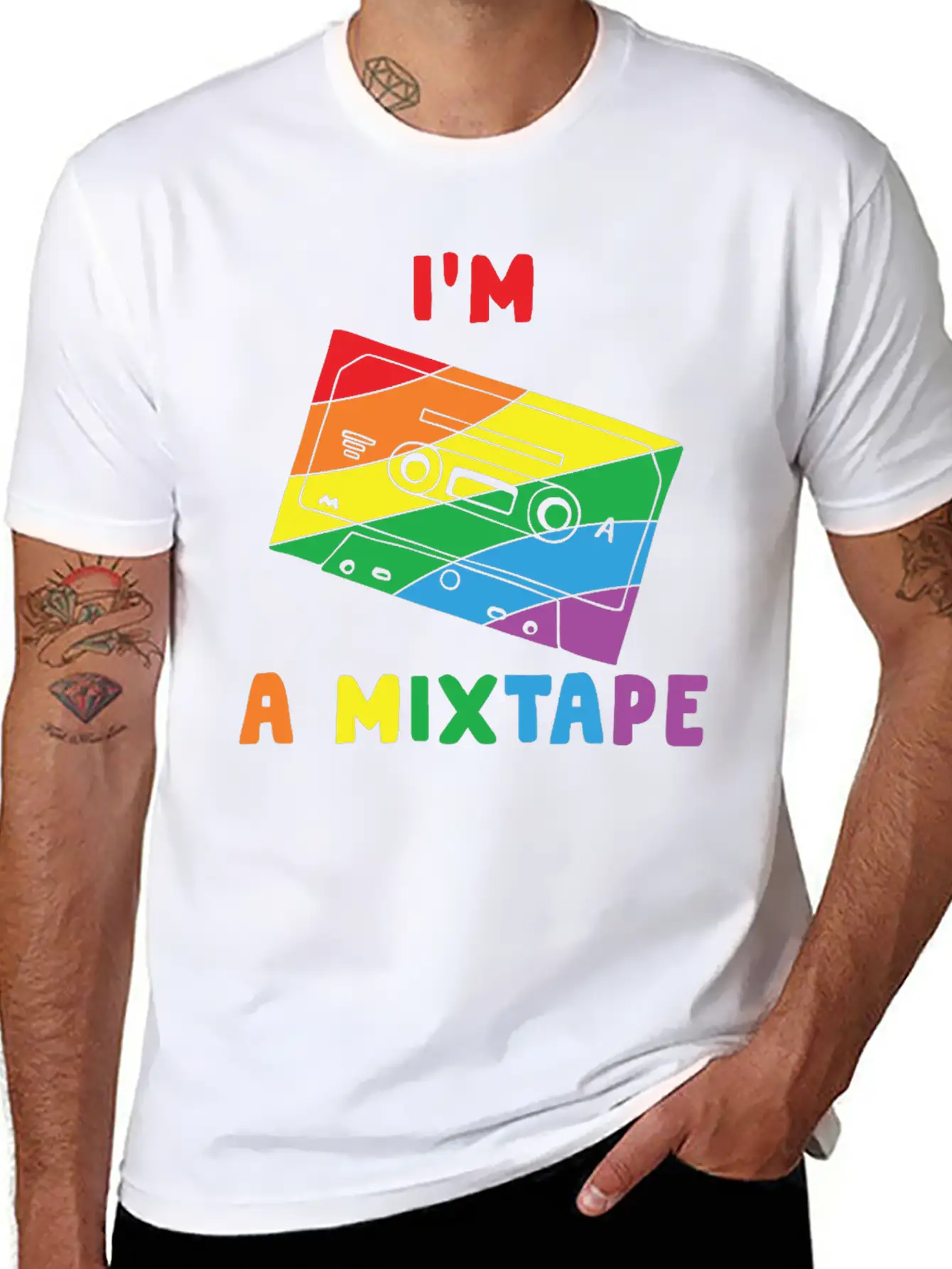 I'm Mixtape Essential Cotton Tee For Daily Outfits ¨C Unisex Style