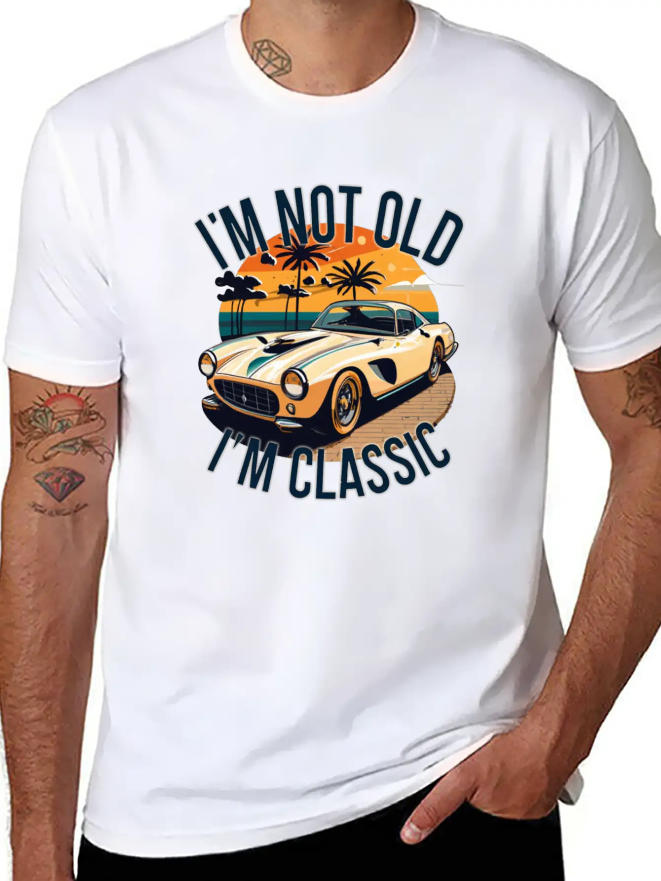 I'm Not Old L'm Classic Basic Graphic T-Shirt ¨C Daily Comfort In Soft Cotton