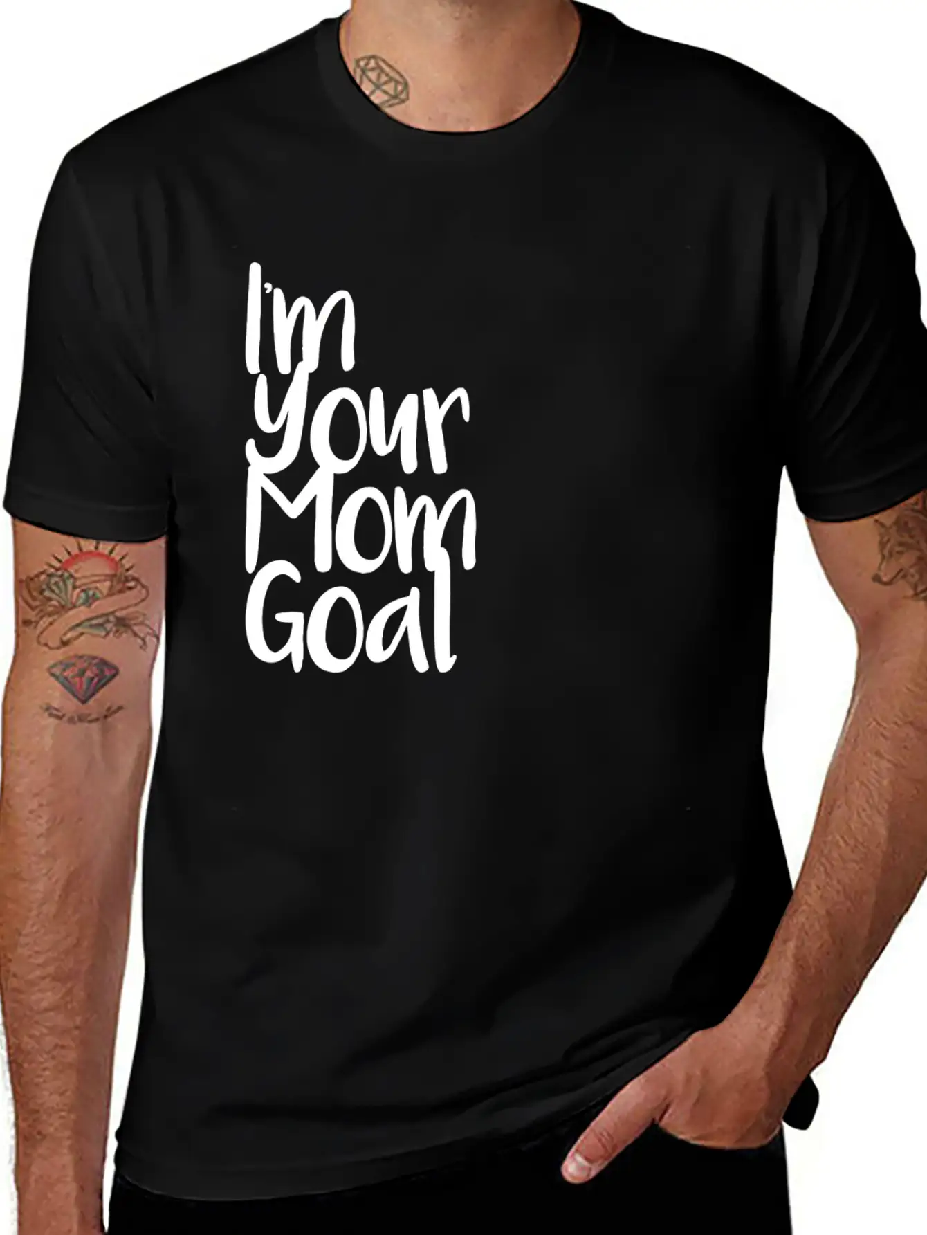 I'm Your Mom Goal Essential Cotton Tee For Daily Outfits ¨C Unisex Style
