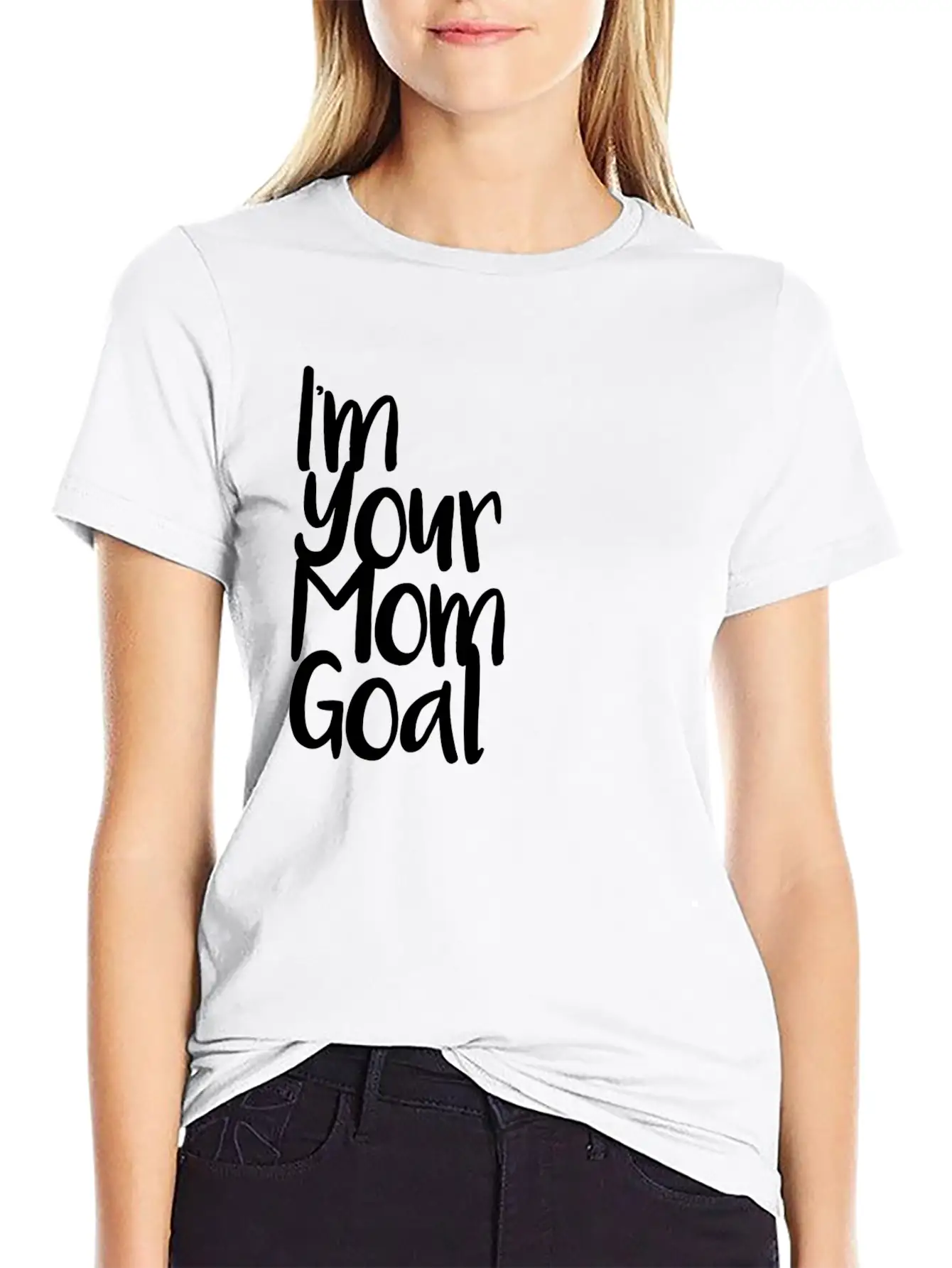 I'm Your Mom Goal Essential Cotton Tee For Daily Outfits ¨C Unisex Style
