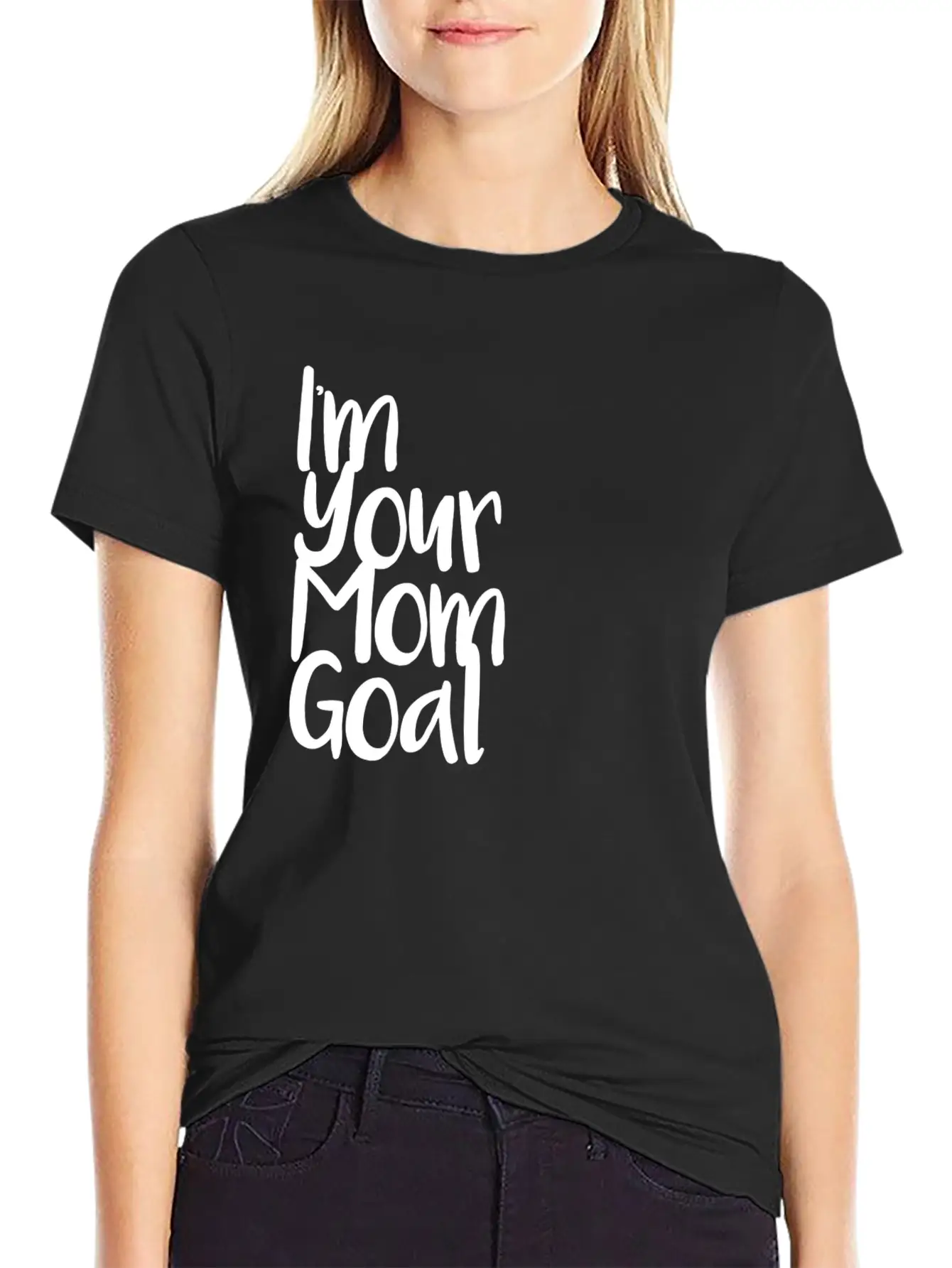 I'm Your Mom Goal Essential Cotton Tee For Daily Outfits ¨C Unisex Style