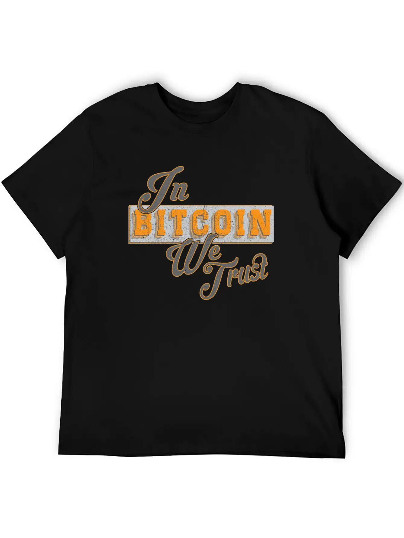 In Bitcoin We Trust Funny BTC Meme Crypto Saying Basic Graphic T-Shirt ¨C Daily Comfort In Soft Cotton