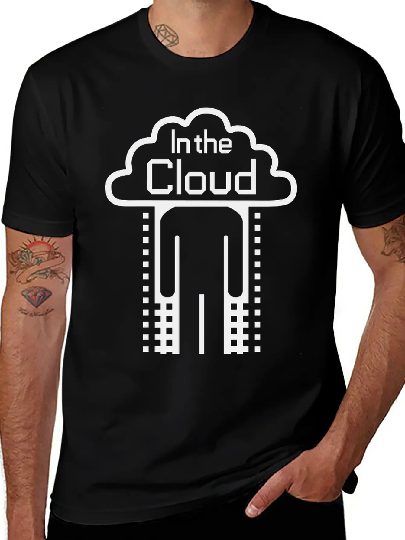 In The Cloud Essential Cotton Tee For Daily Outfits ¨C Unisex Style