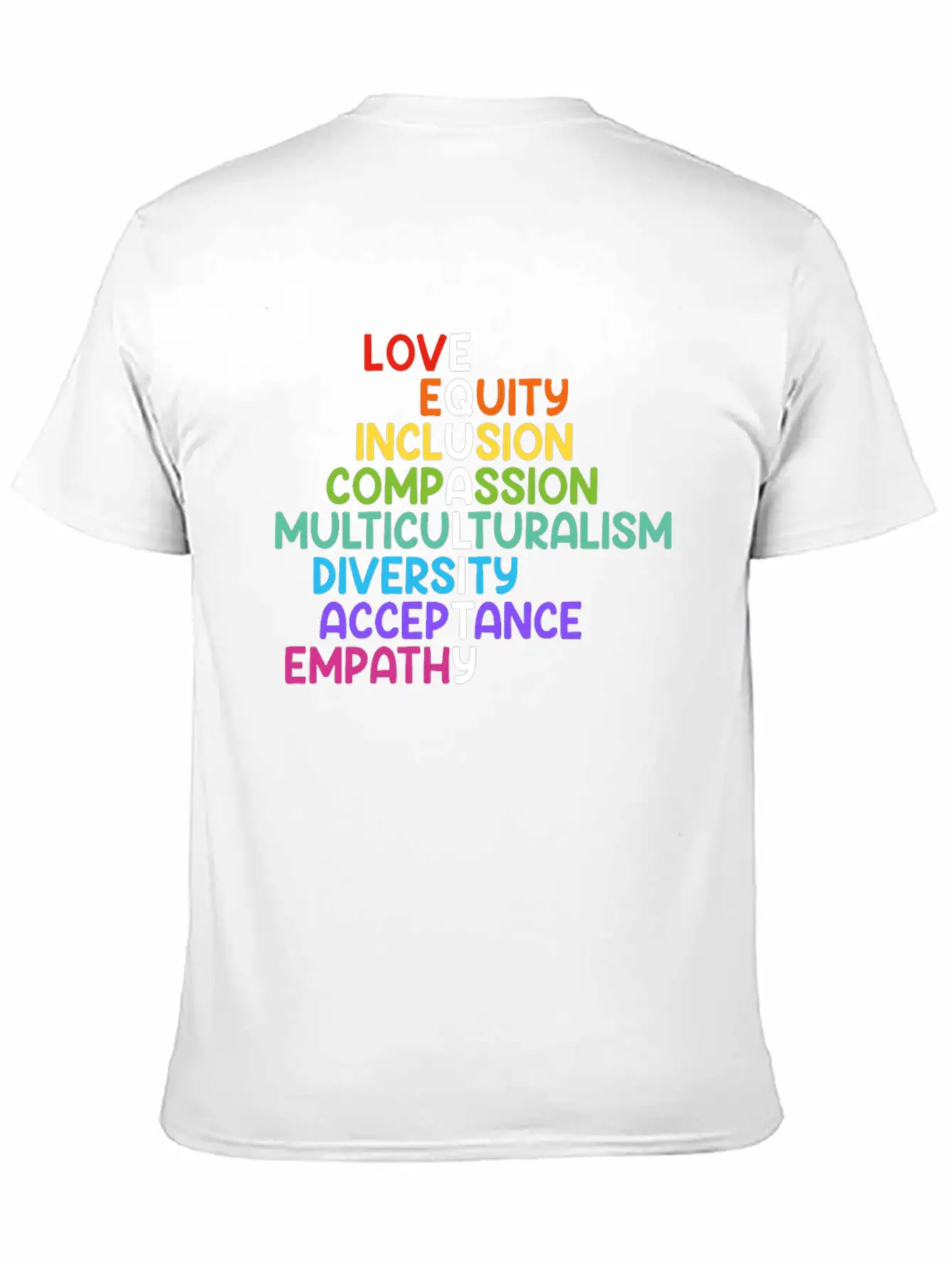 Inclusion Compassion People With Disabilities Basic Graphic T-Shirt ¨C Daily Comfort In Soft Cotton
