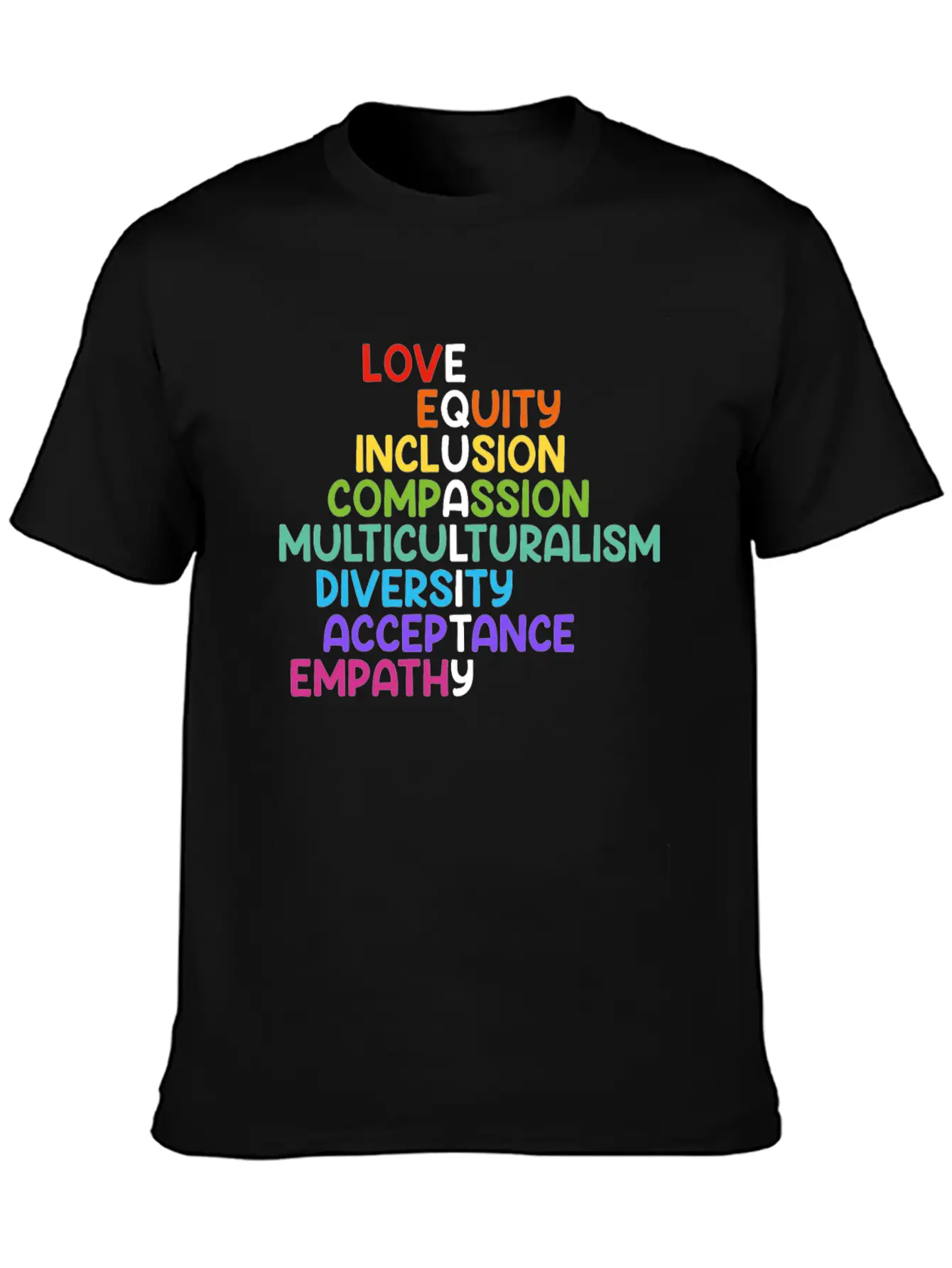 Inclusion Compassion People With Disabilities Basic Graphic T-Shirt ¨C Daily Comfort In Soft Cotton