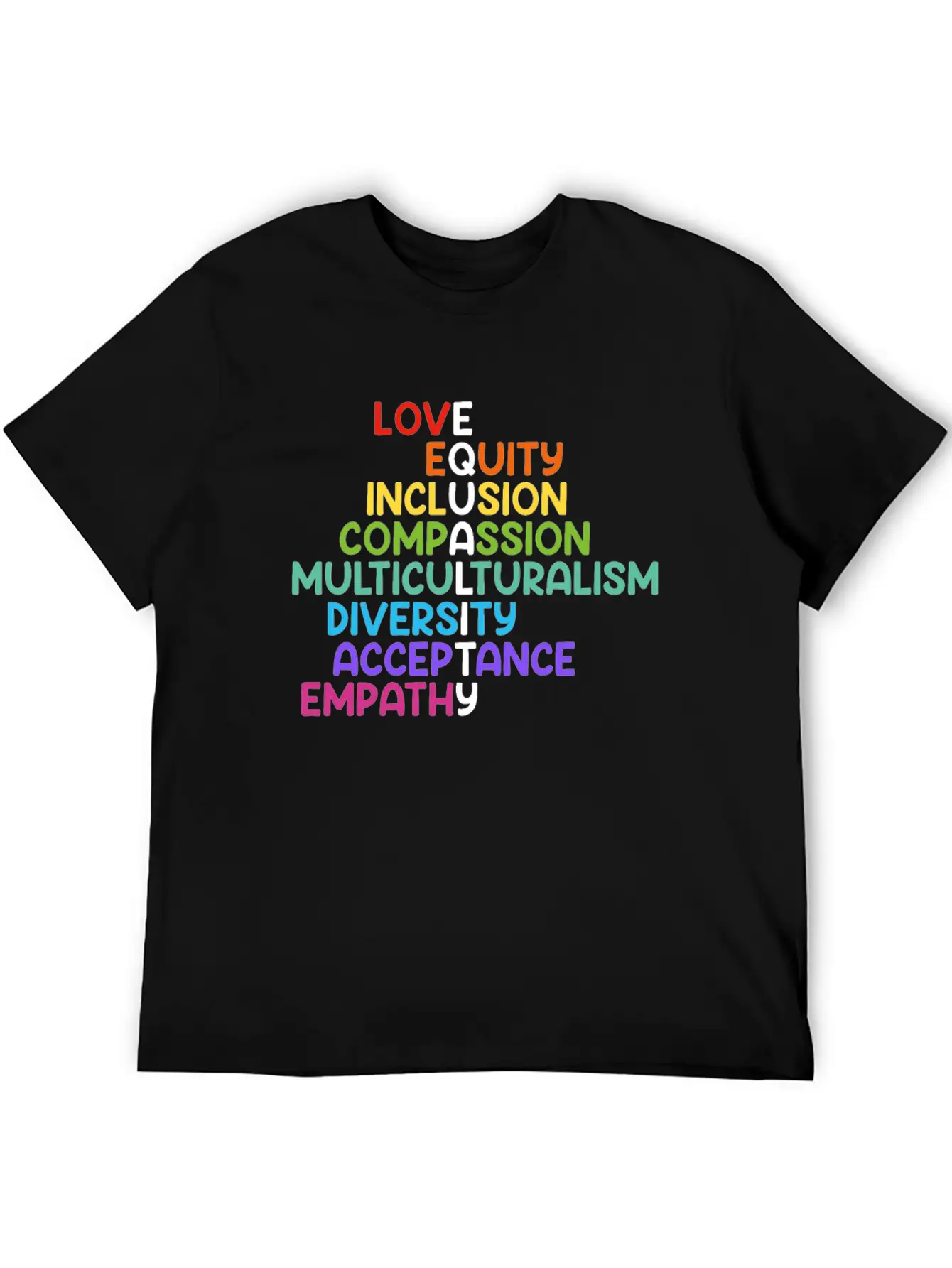 Inclusion Compassion People With Disabilities Basic Graphic T-Shirt ¨C Daily Comfort In Soft Cotton