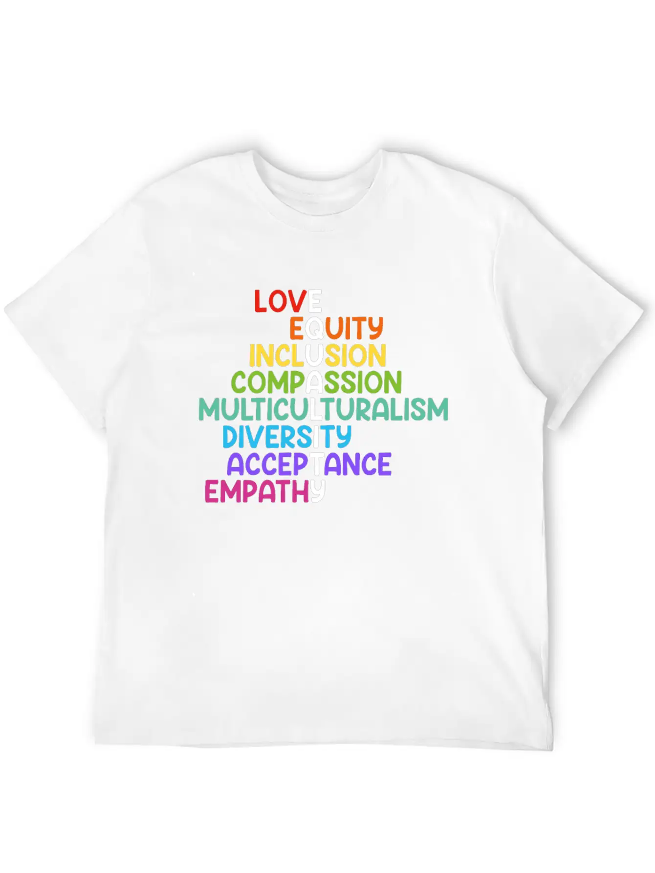 Inclusion Compassion People With Disabilities Basic Graphic T-Shirt ¨C Daily Comfort In Soft Cotton