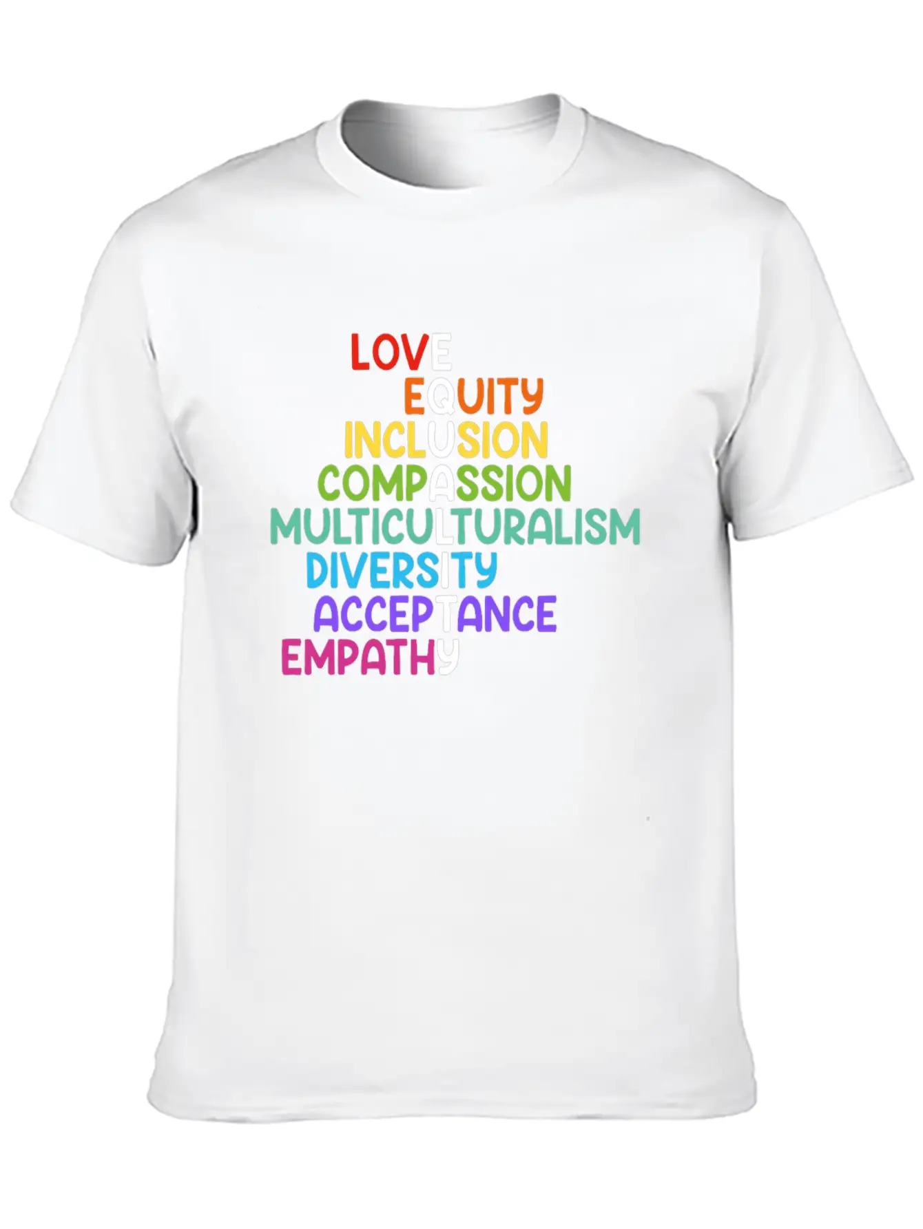 Inclusion Compassion People With Disabilities Basic Graphic T-Shirt ¨C Daily Comfort In Soft Cotton