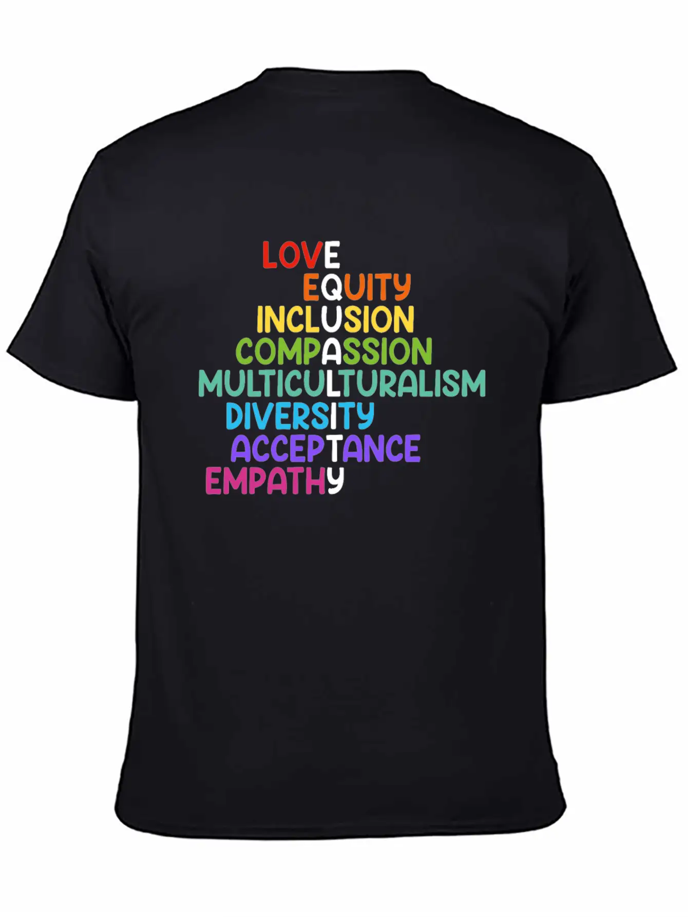Inclusion Compassion People With Disabilities Basic Graphic T-Shirt ¨C Daily Comfort In Soft Cotton