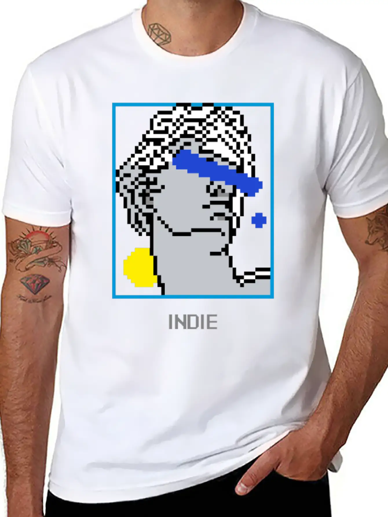 Indie Playlist Essential Cotton Tee For Daily Outfits ¨C Unisex Style