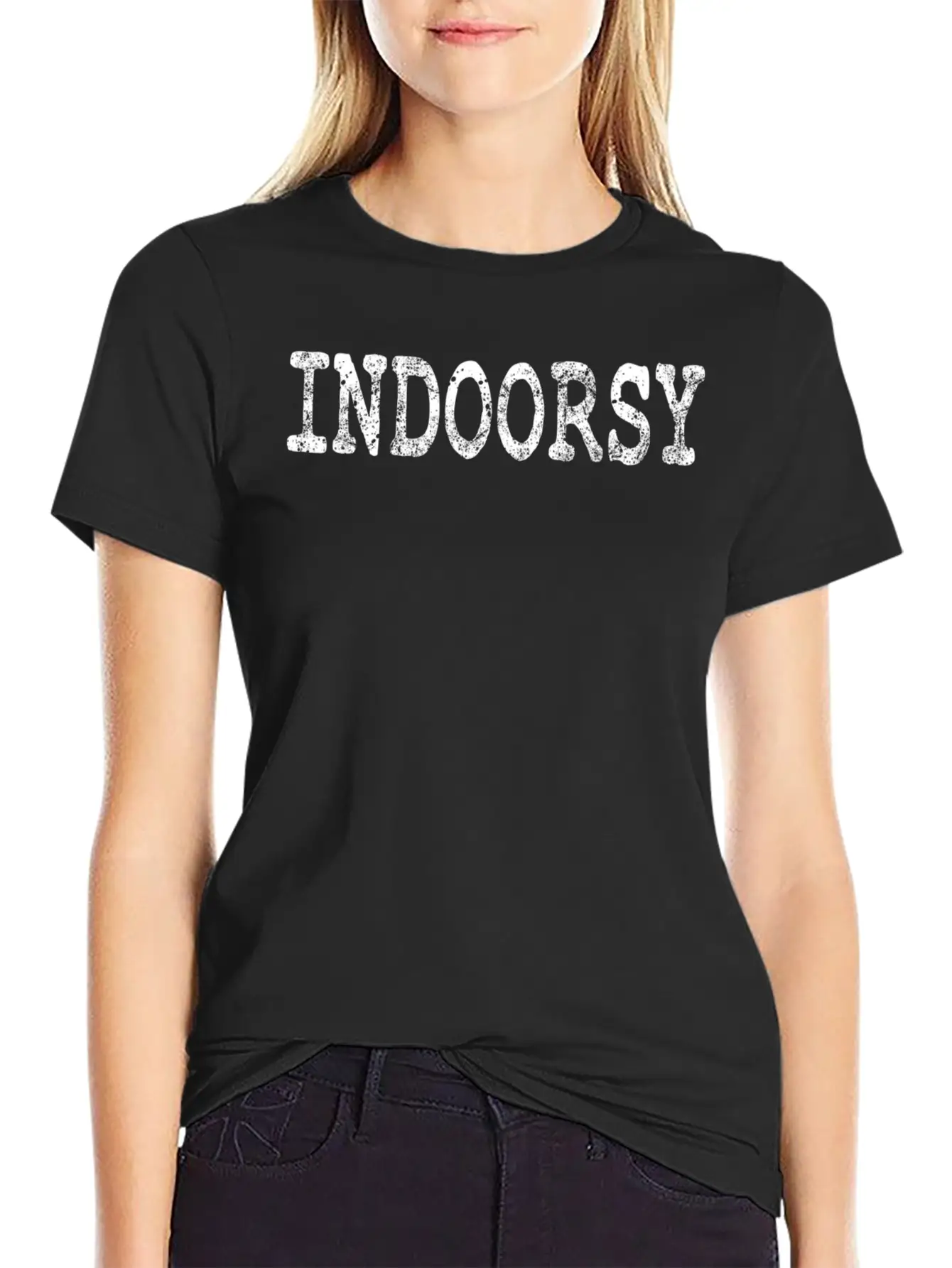 Indoorsy Introvert Attitude Popular Saying Soft Cotton Short Sleeve Tee ¨C Unisex Wardrobe Staple