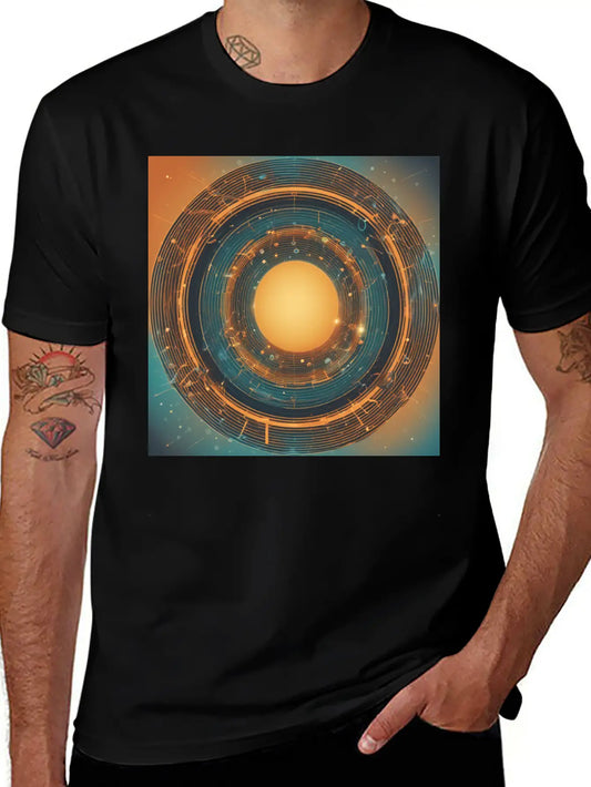 Infinity Concept: Eternal Echo Basic Graphic T-Shirt ¨C Daily Comfort In Soft Cotton