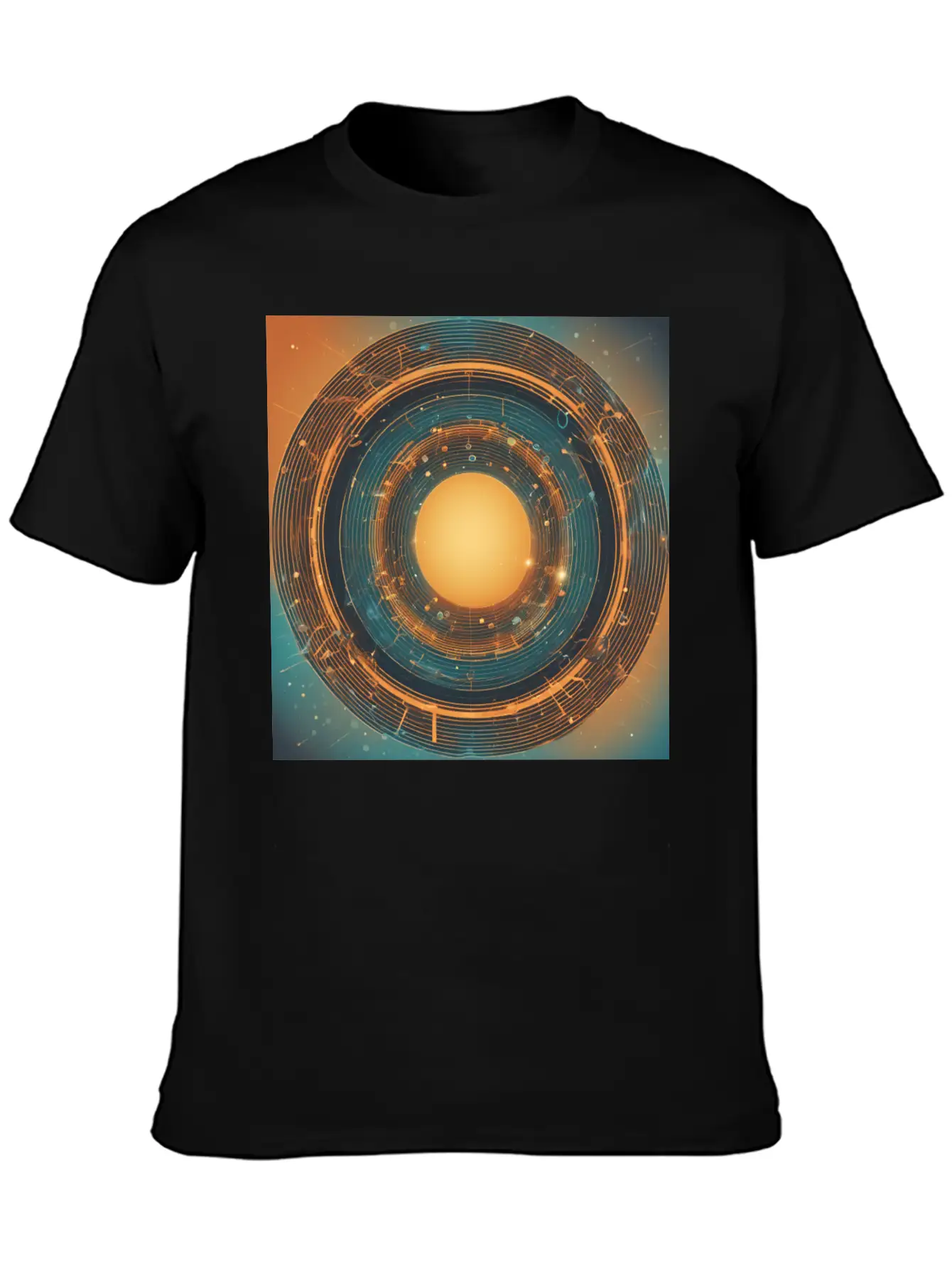 Infinity Concept: Eternal Echo Basic Graphic T-Shirt ¨C Daily Comfort In Soft Cotton