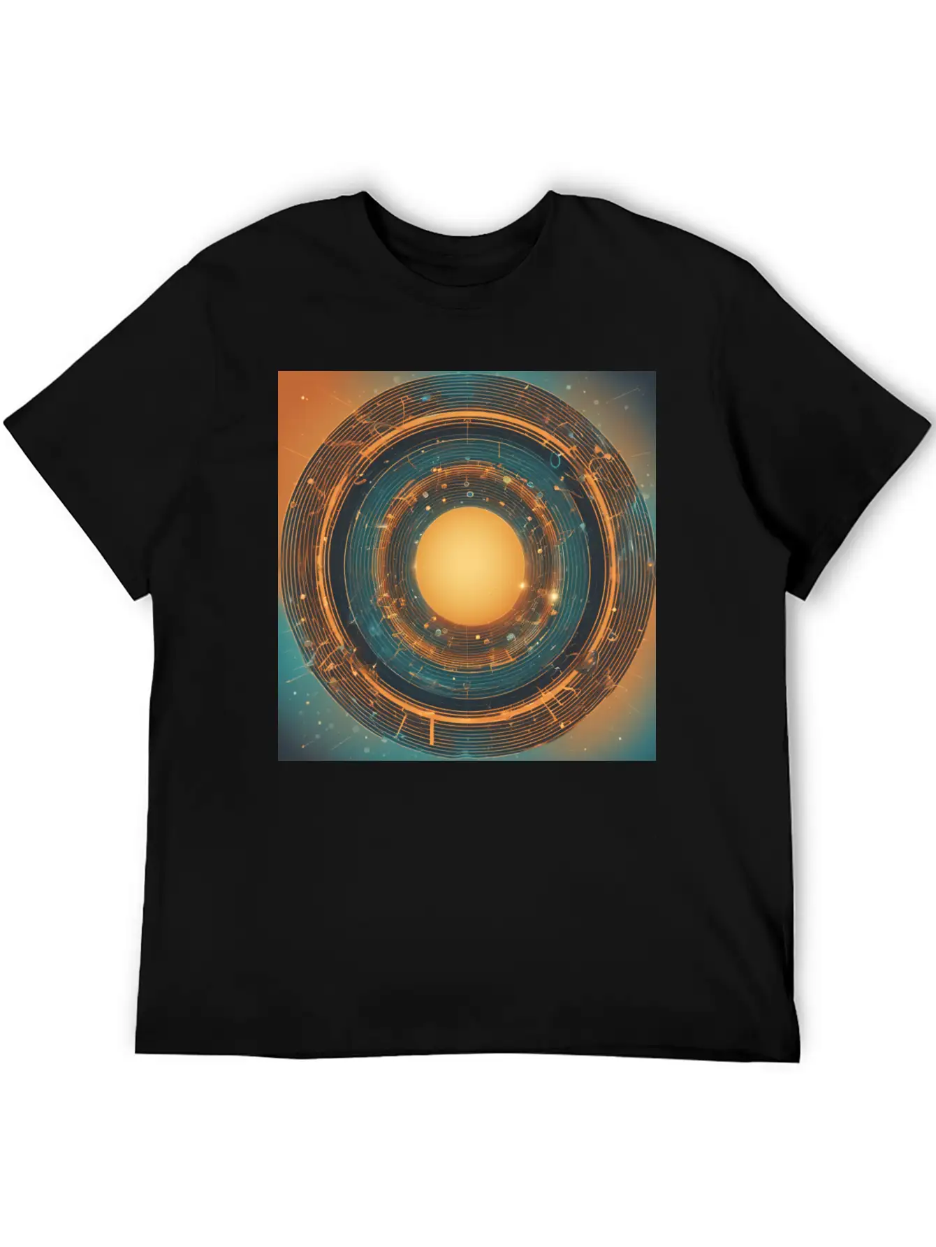 Infinity Concept: Eternal Echo Basic Graphic T-Shirt ¨C Daily Comfort In Soft Cotton