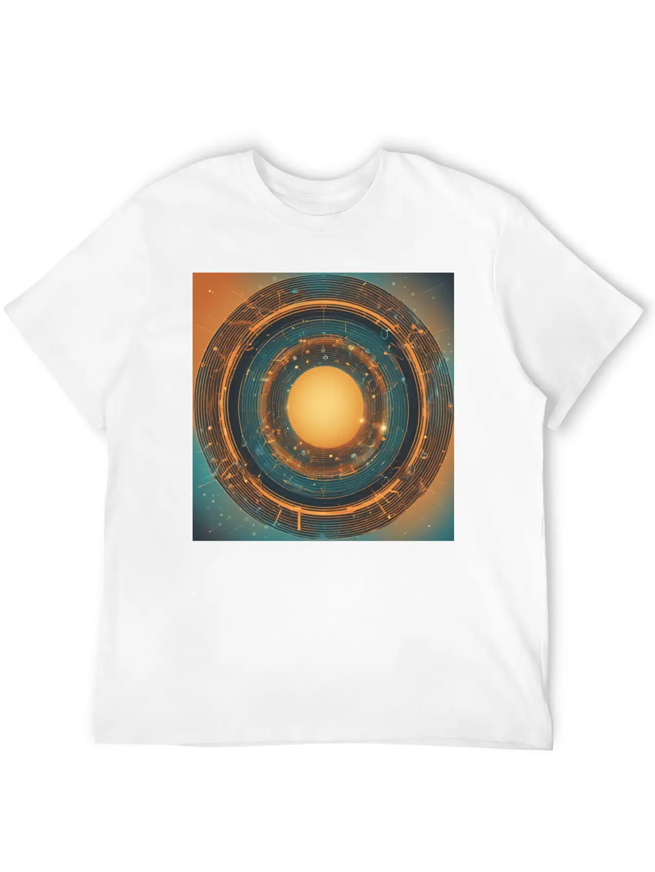 Infinity Concept: Eternal Echo Basic Graphic T-Shirt ¨C Daily Comfort In Soft Cotton