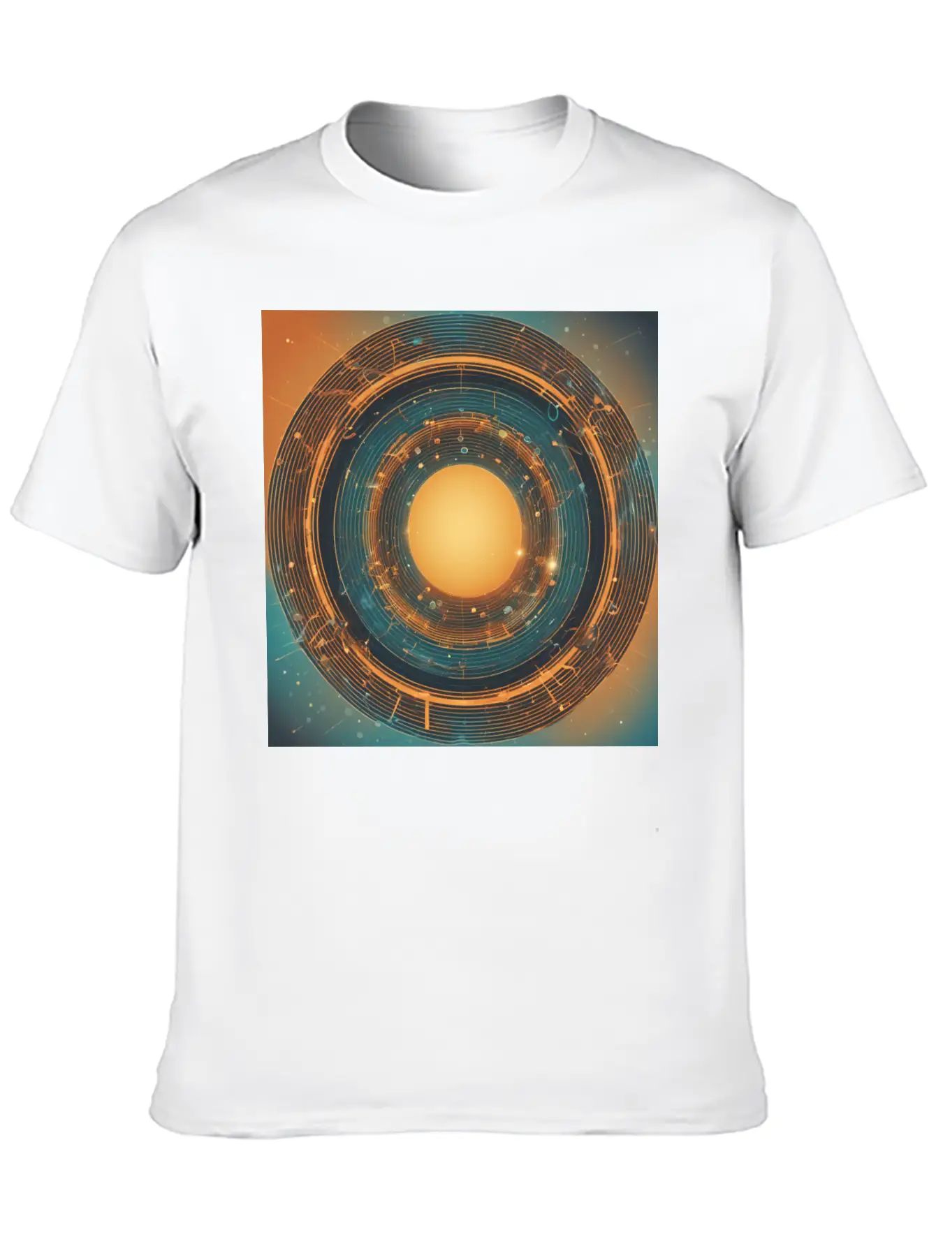 Infinity Concept: Eternal Echo Basic Graphic T-Shirt ¨C Daily Comfort In Soft Cotton