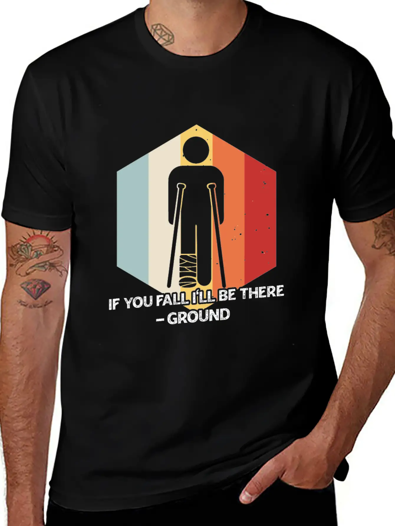 Injury Recovery Quote For A Family Member With A Essential Cotton Tee For Daily Outfits ¨C Unisex Style