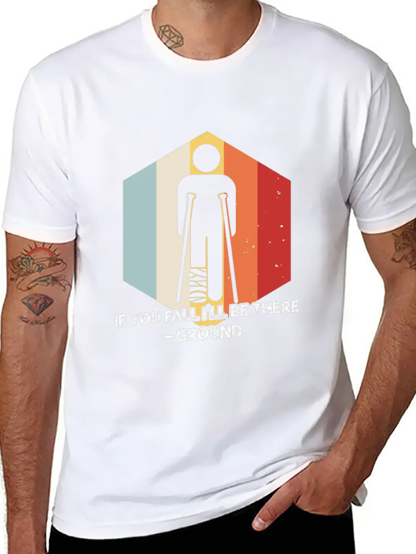 Injury Recovery Quote For A Family Member With A Essential Cotton Tee For Daily Outfits ¨C Unisex Style