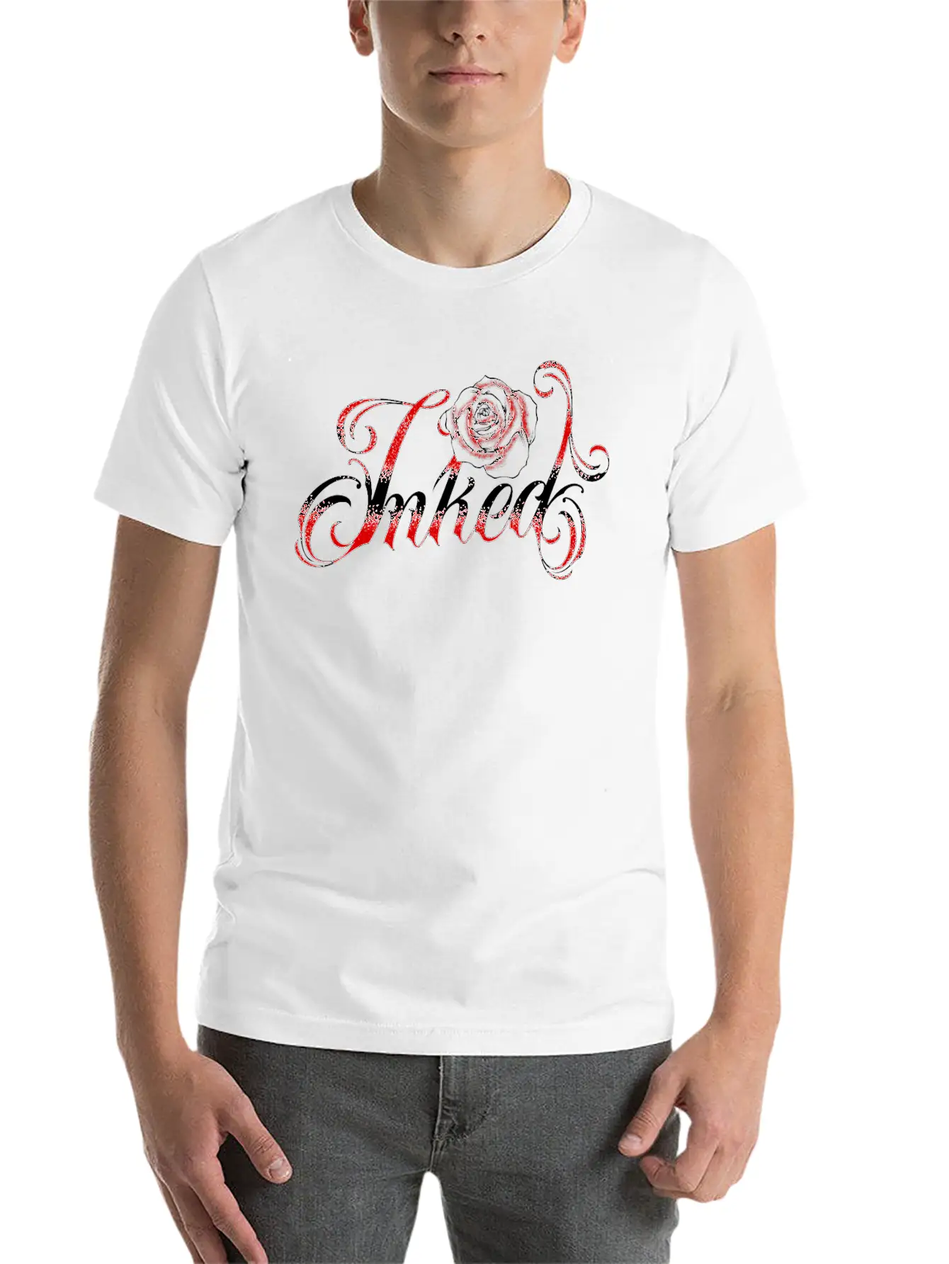 Inked Tattooed Tattoo Lovers & Tattoo Artists Basic Graphic T-Shirt ¨C Daily Comfort In Soft Cotton
