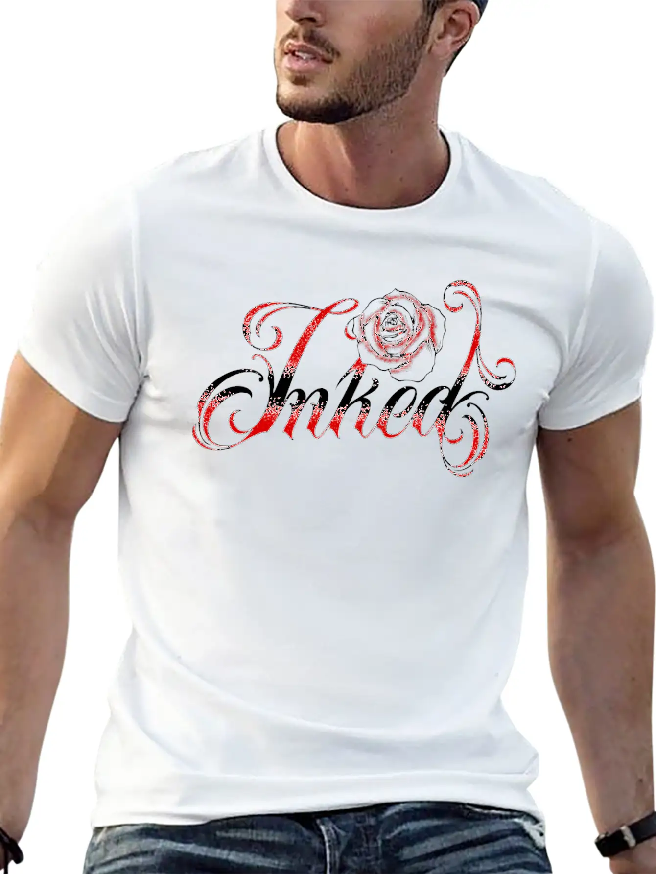 Inked Tattooed Tattoo Lovers & Tattoo Artists Basic Graphic T-Shirt ¨C Daily Comfort In Soft Cotton