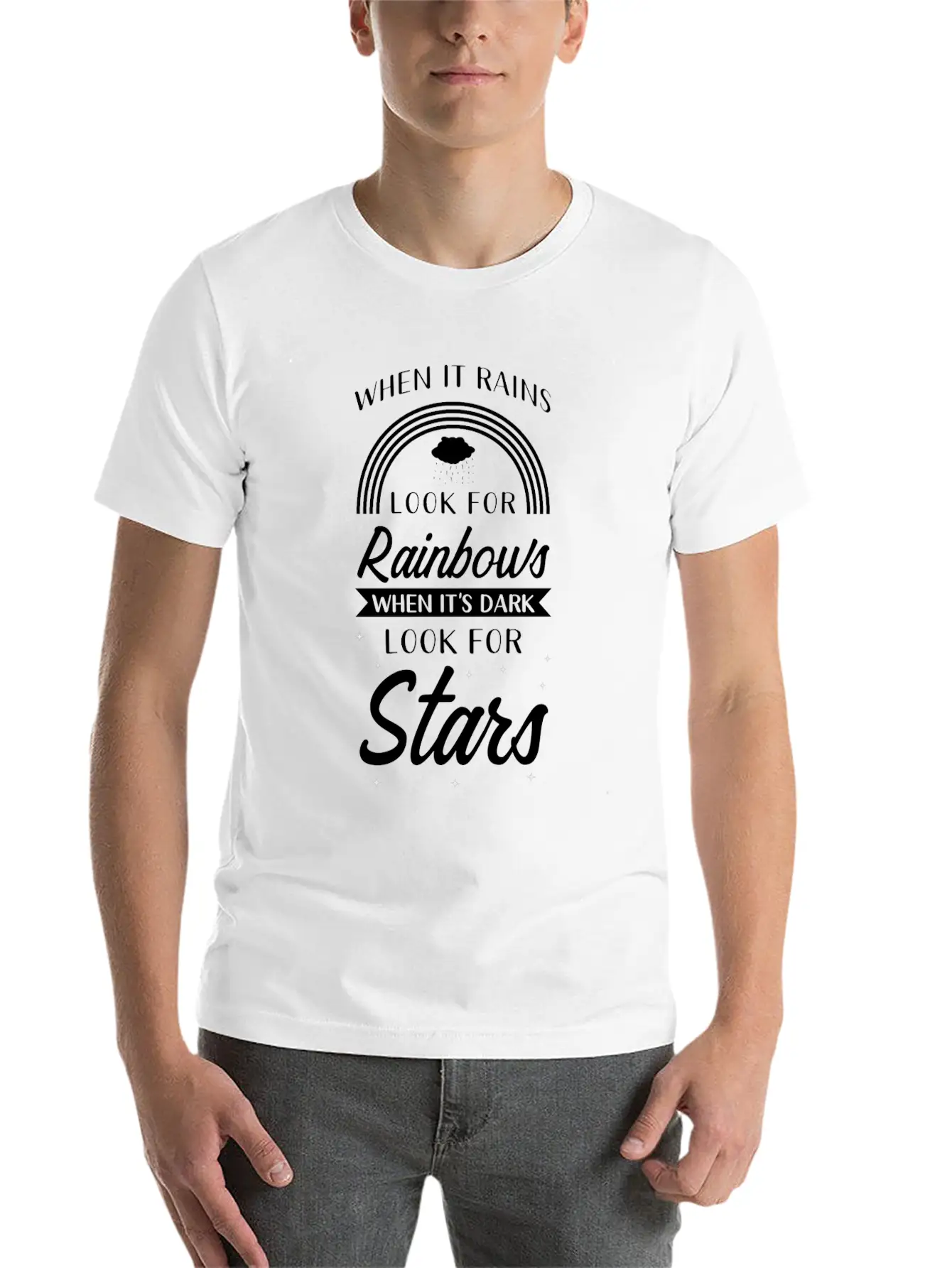 Inspiration Quote Soft Cotton Short Sleeve Tee ¨C Unisex Wardrobe Staple