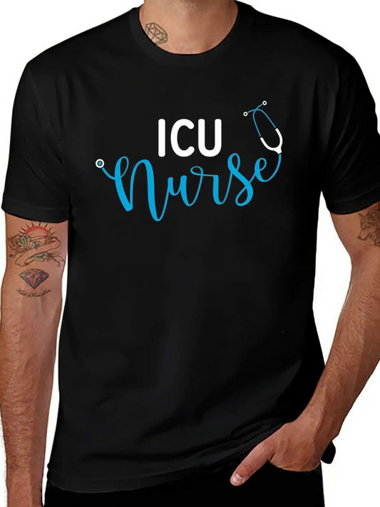 Intensive Care Unit Nurse Icu Nurse Basic Graphic T-Shirt ¨C Daily Comfort In Soft Cotton