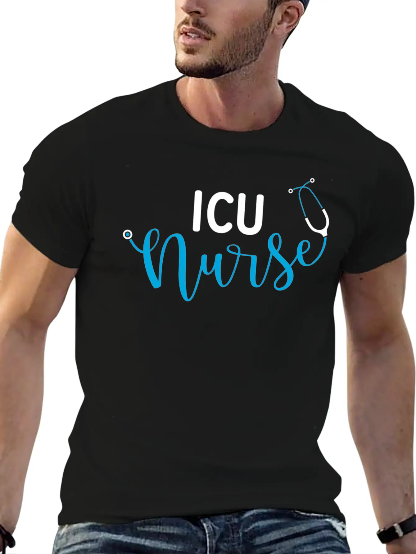 Intensive Care Unit Nurse Icu Nurse Basic Graphic T-Shirt ¨C Daily Comfort In Soft Cotton