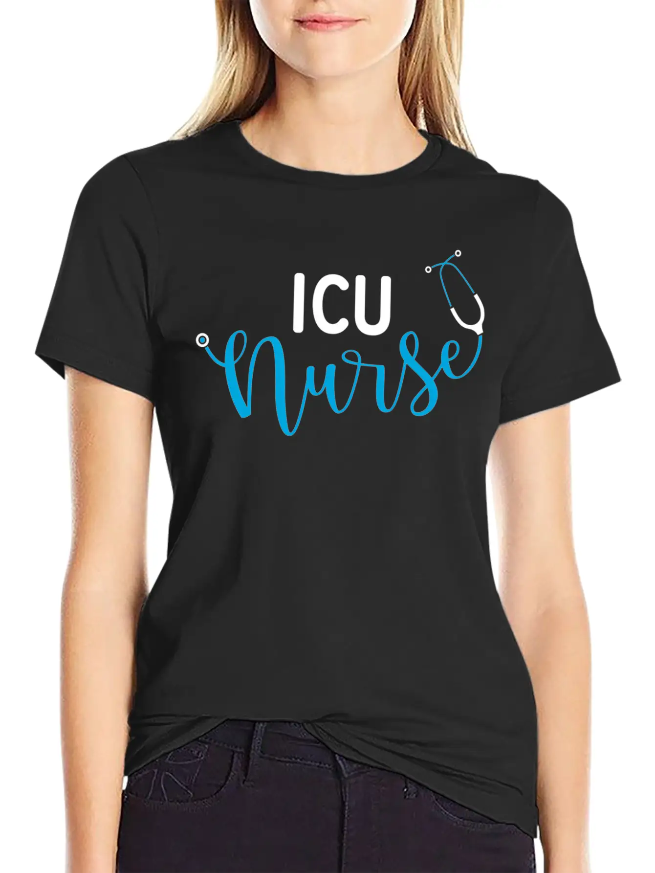 Intensive Care Unit Nurse Icu Nurse Basic Graphic T-Shirt ¨C Daily Comfort In Soft Cotton