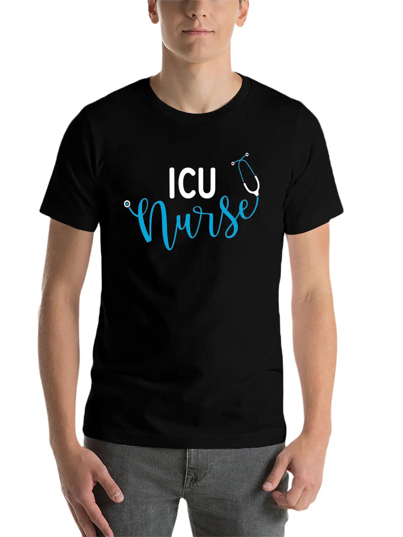 Intensive Care Unit Nurse Icu Nurse Basic Graphic T-Shirt ¨C Daily Comfort In Soft Cotton