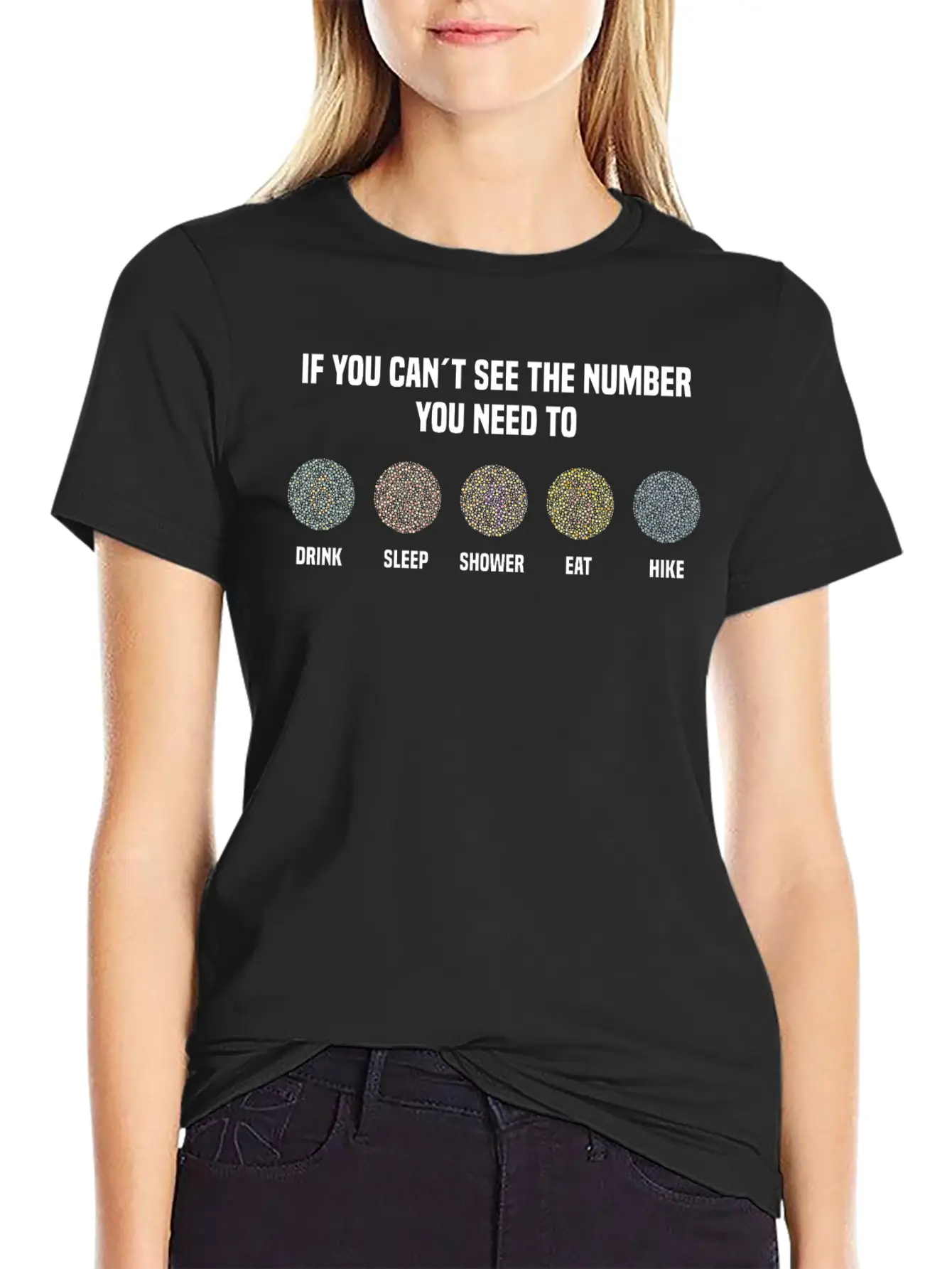 Ishihara Numbers - Hike Essential Cotton Tee For Daily Outfits ¨C Unisex Style