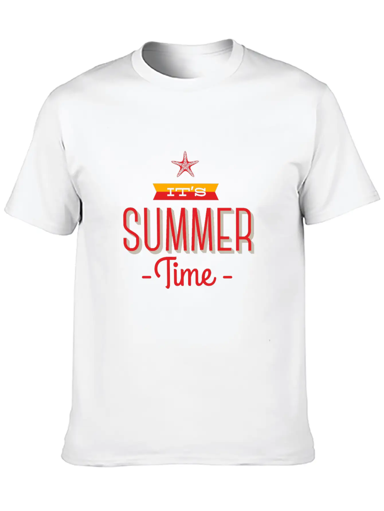 It S Summer Time Basic Graphic T-Shirt ¨C Daily Comfort In Soft Cotton