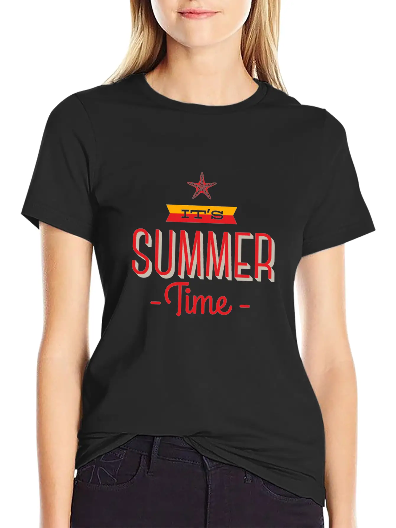 It S Summer Time Basic Graphic T-Shirt ¨C Daily Comfort In Soft Cotton
