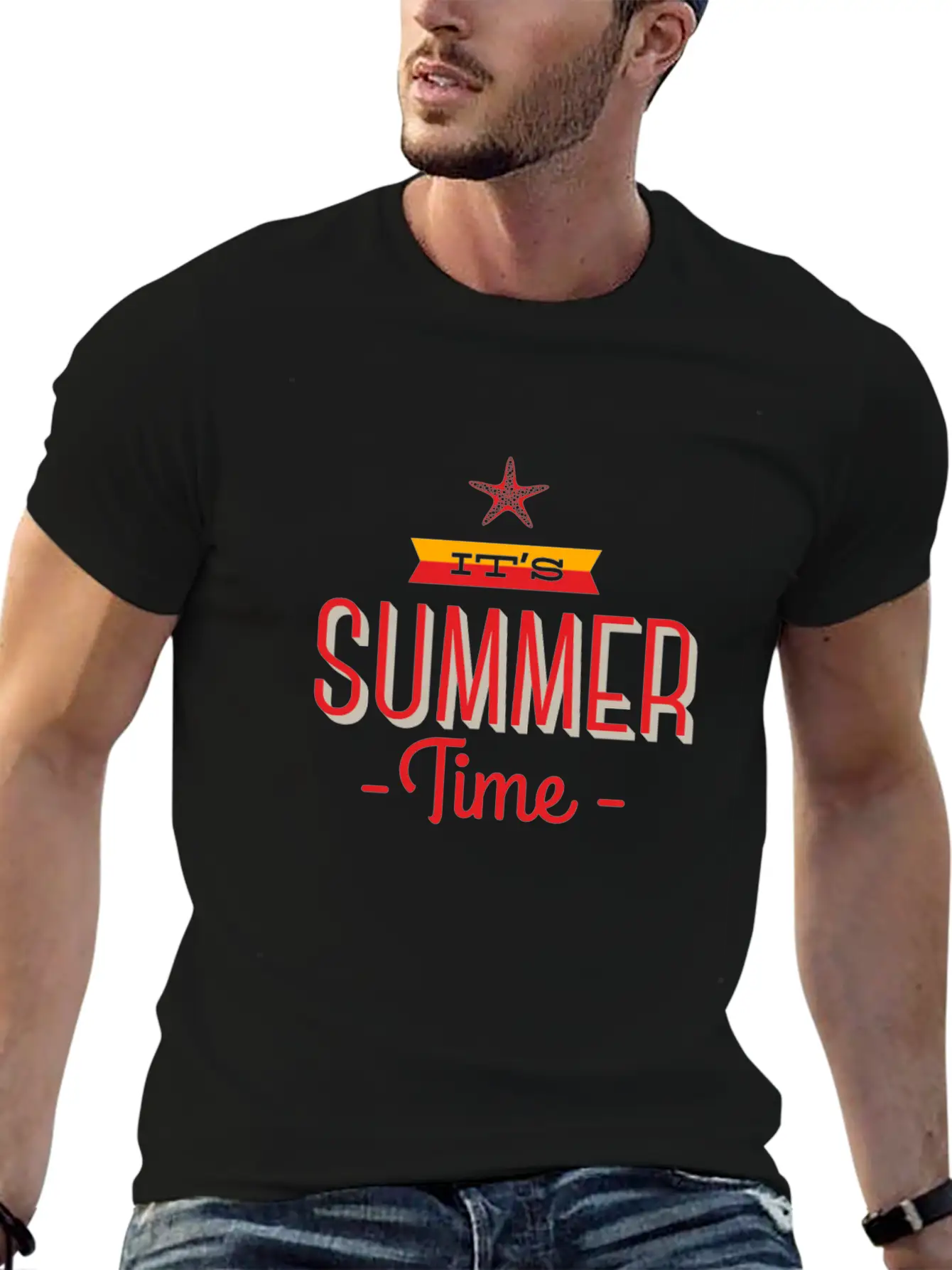 It S Summer Time Basic Graphic T-Shirt ¨C Daily Comfort In Soft Cotton
