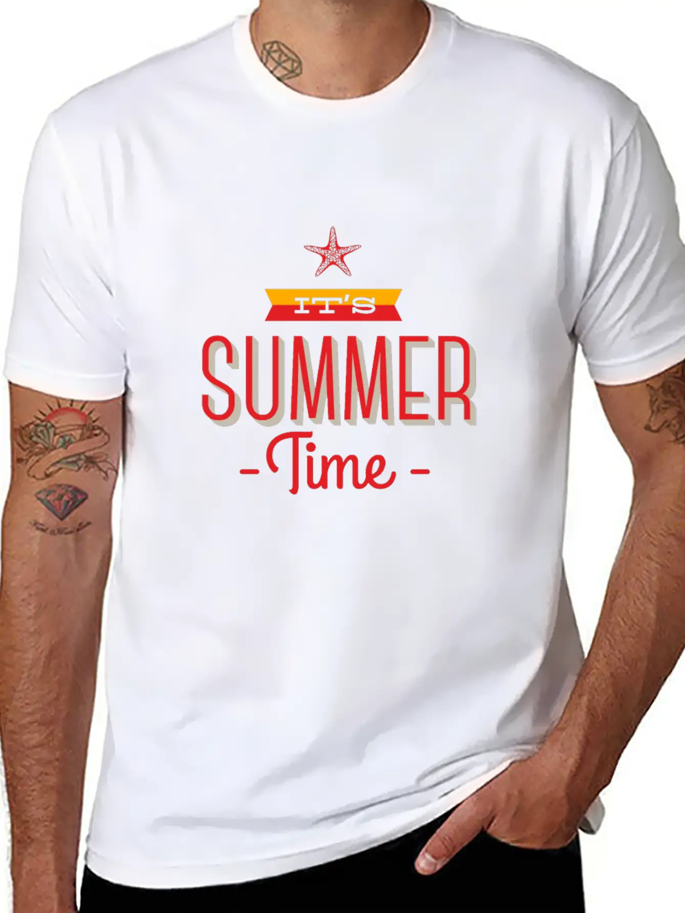 It S Summer Time Basic Graphic T-Shirt ¨C Daily Comfort In Soft Cotton