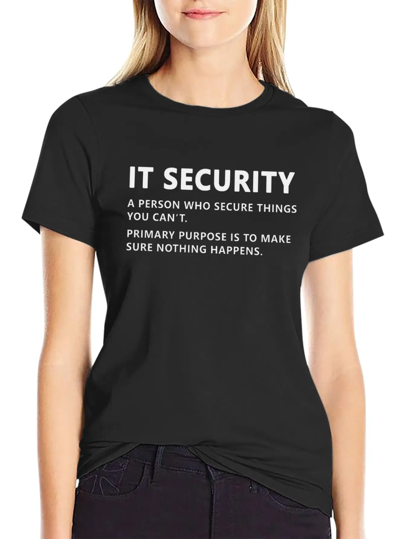 IT Security Definition Essential Cotton Tee For Daily Outfits ¨C Unisex Style