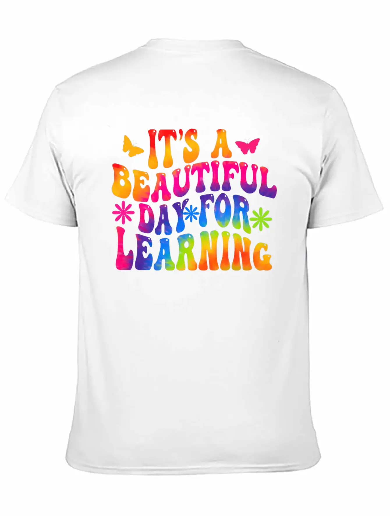 It's A Beautiful Day For Learning Basic Graphic T-Shirt ¨C Daily Comfort In Soft Cotton